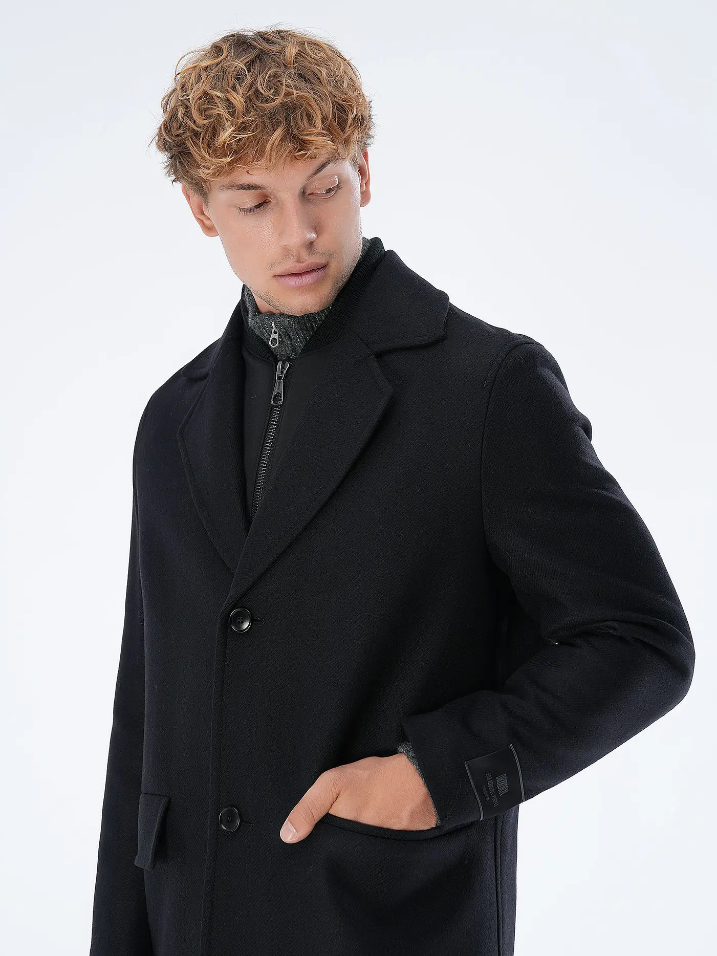 DRYKORN | Wollmantel SOLANO 1 | schwarz