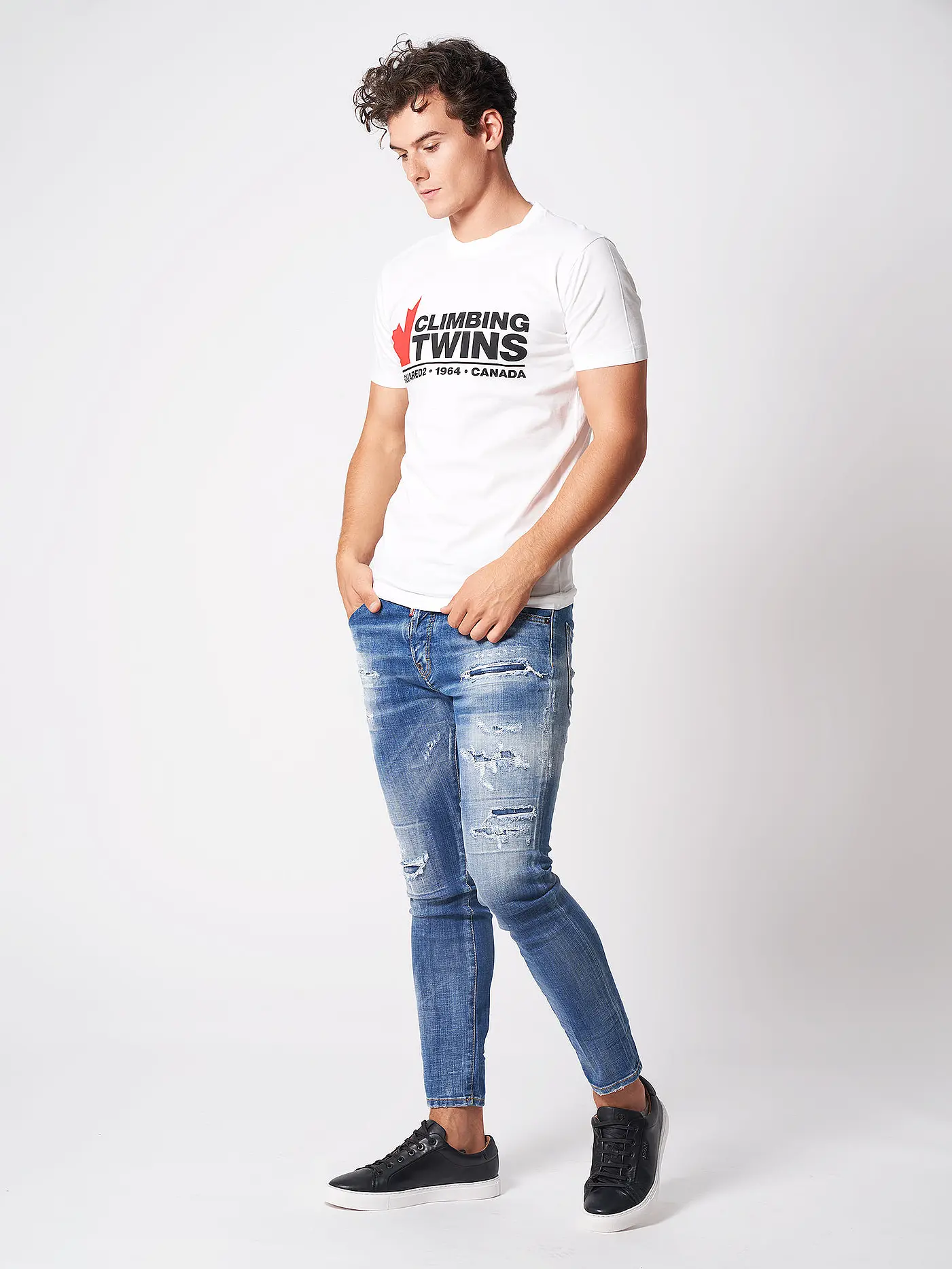 DSQUARED2 | Jeans Tapered Fit SKATER | blau
