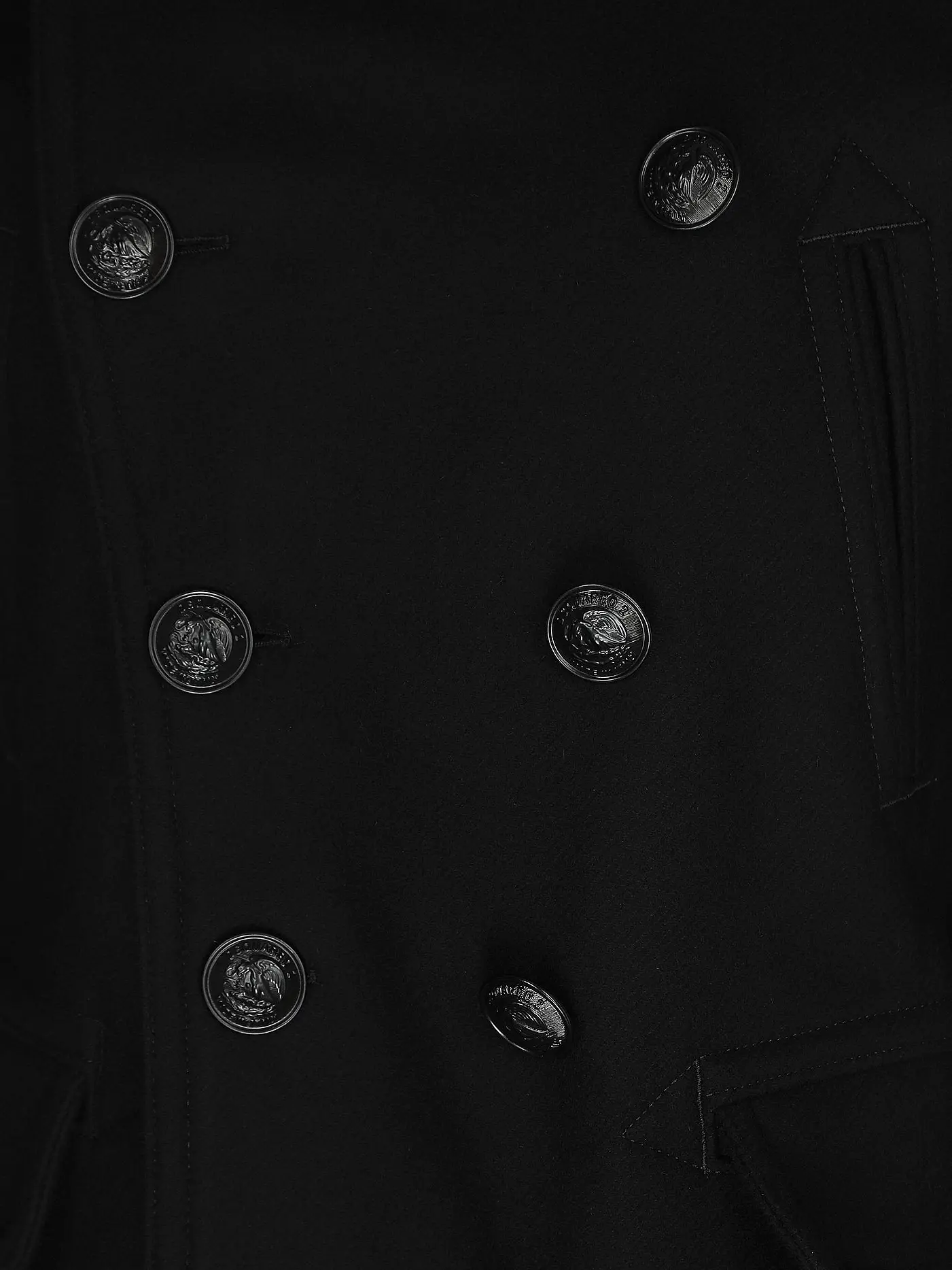 DSQUARED2 | Wollmantel  | schwarz