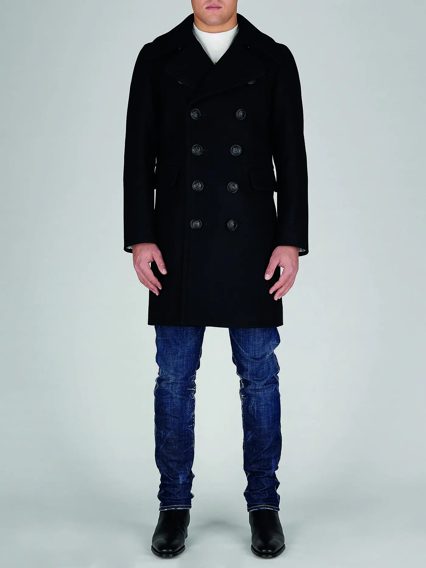 DSQUARED2 | Wollmantel  | schwarz
