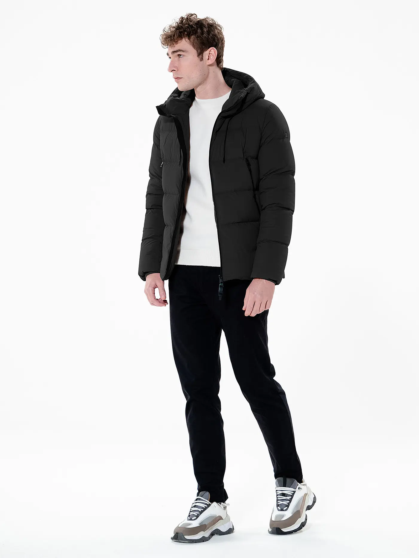 DUNO | Daunenjacke JUMP LICOSA | schwarz