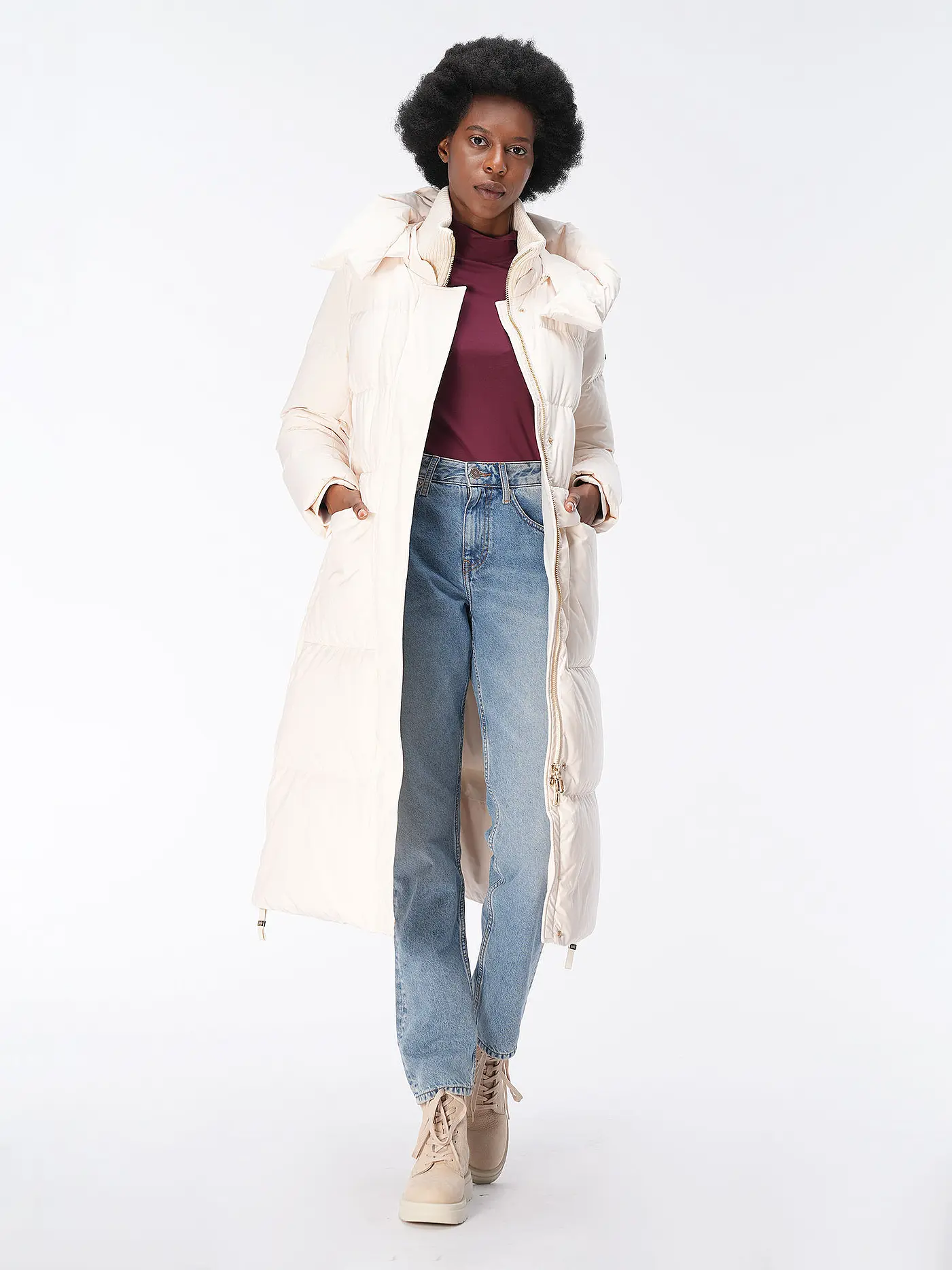 DUNO | Daunenparke FULLY | creme