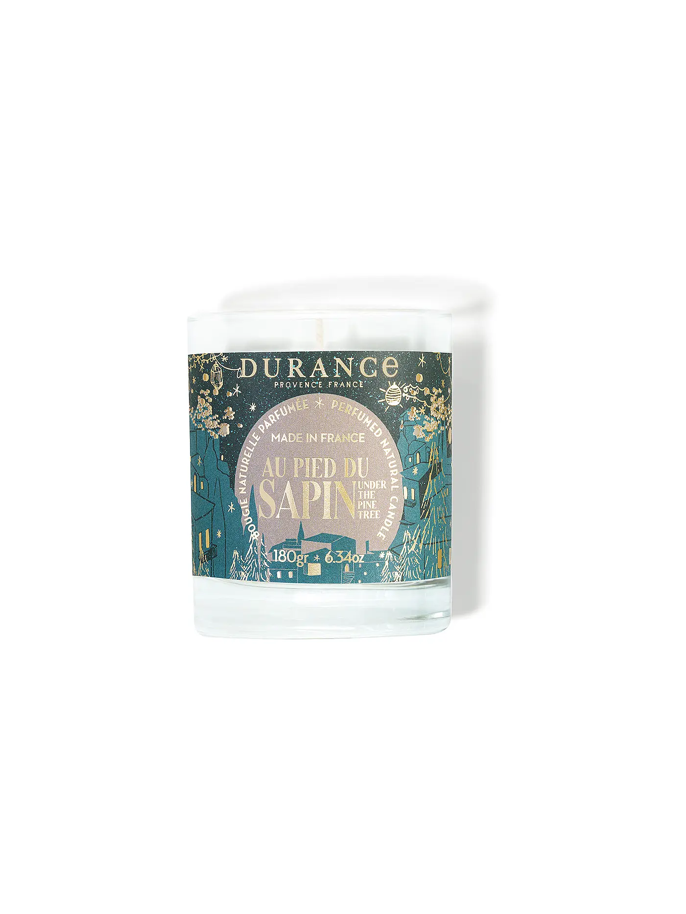 DURANCE | Weihnachts Duftkerze im Glas 280g Spritzgebäck | dunkelgrün