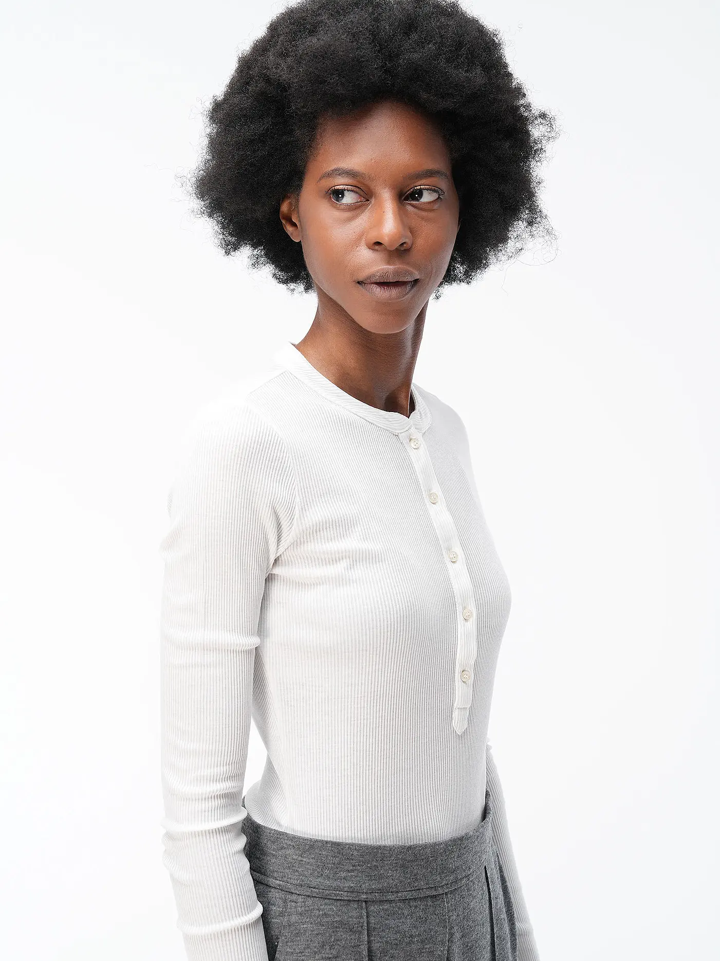 ECOALF | Langarmshirt GAVIEALF | creme