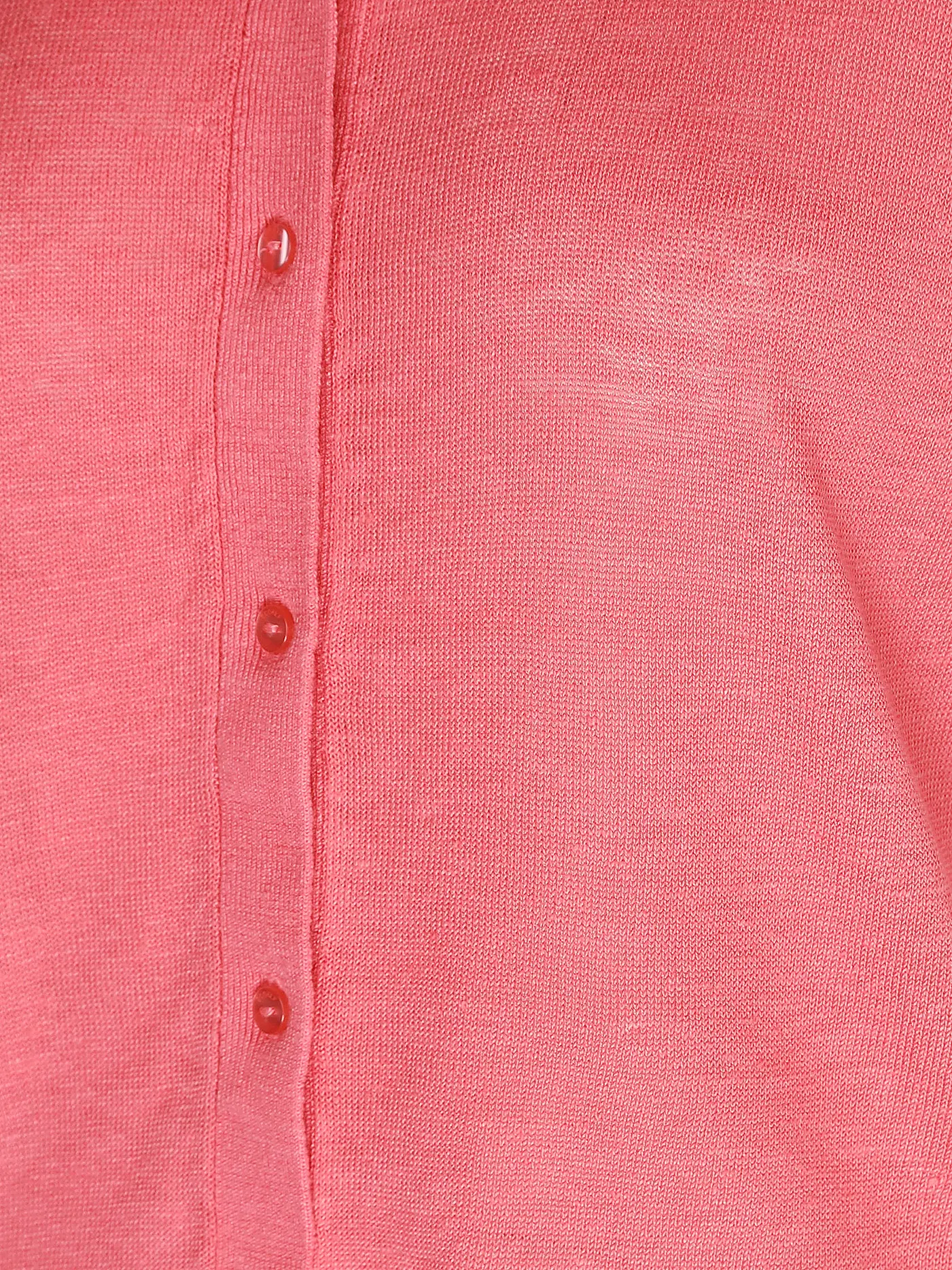 ECOALF | Leinen Strickjacke JUNIPERALF | pink