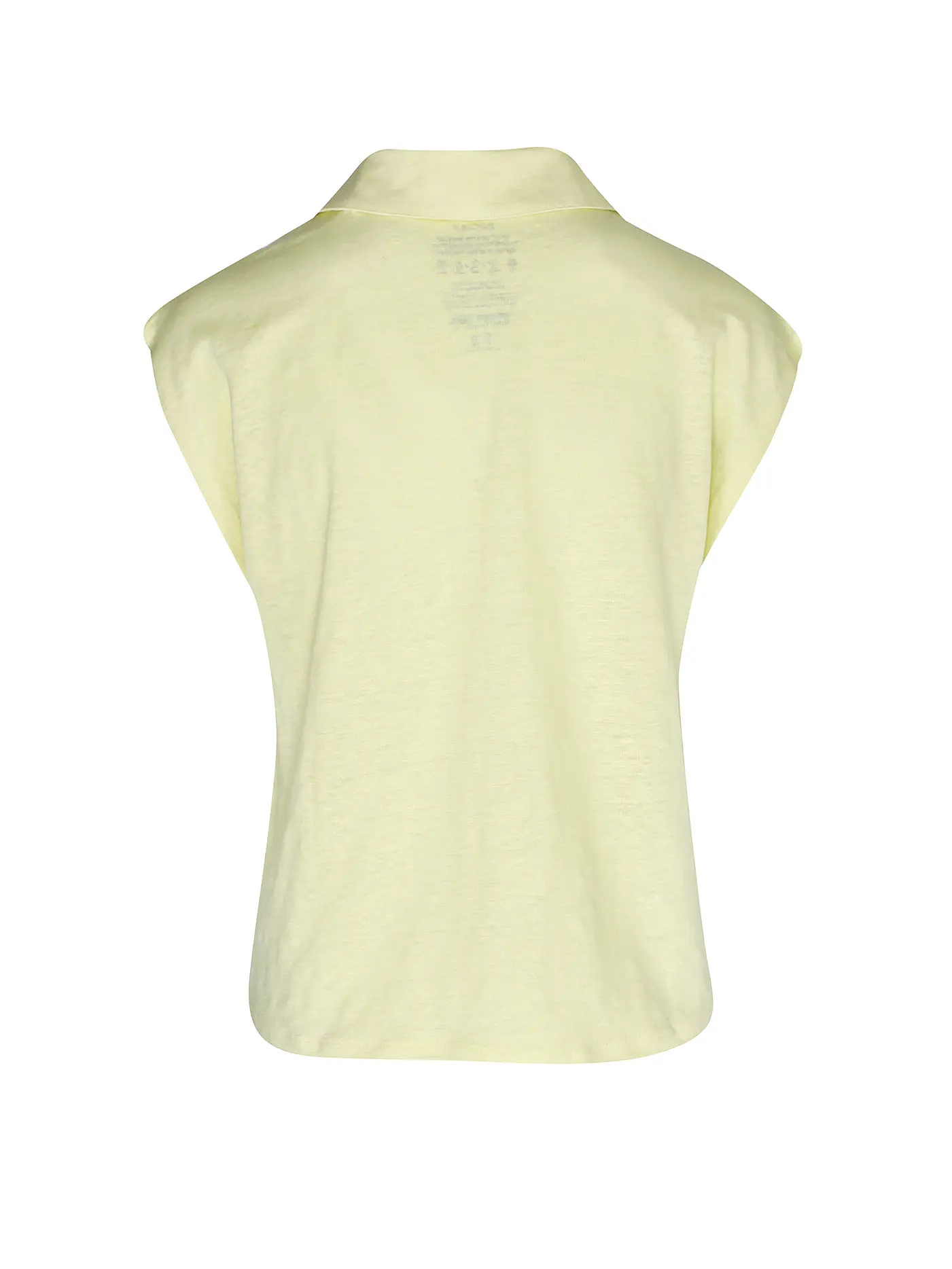 ECOALF | Leinenpoloshirt BRAGANZAALF | gelb