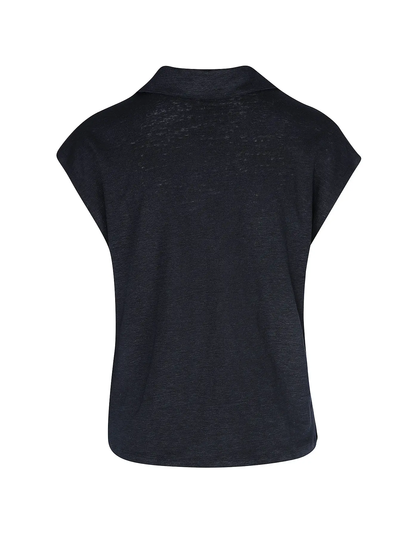 ECOALF | Leinenpoloshirt BRAGANZAALF | dunkelblau