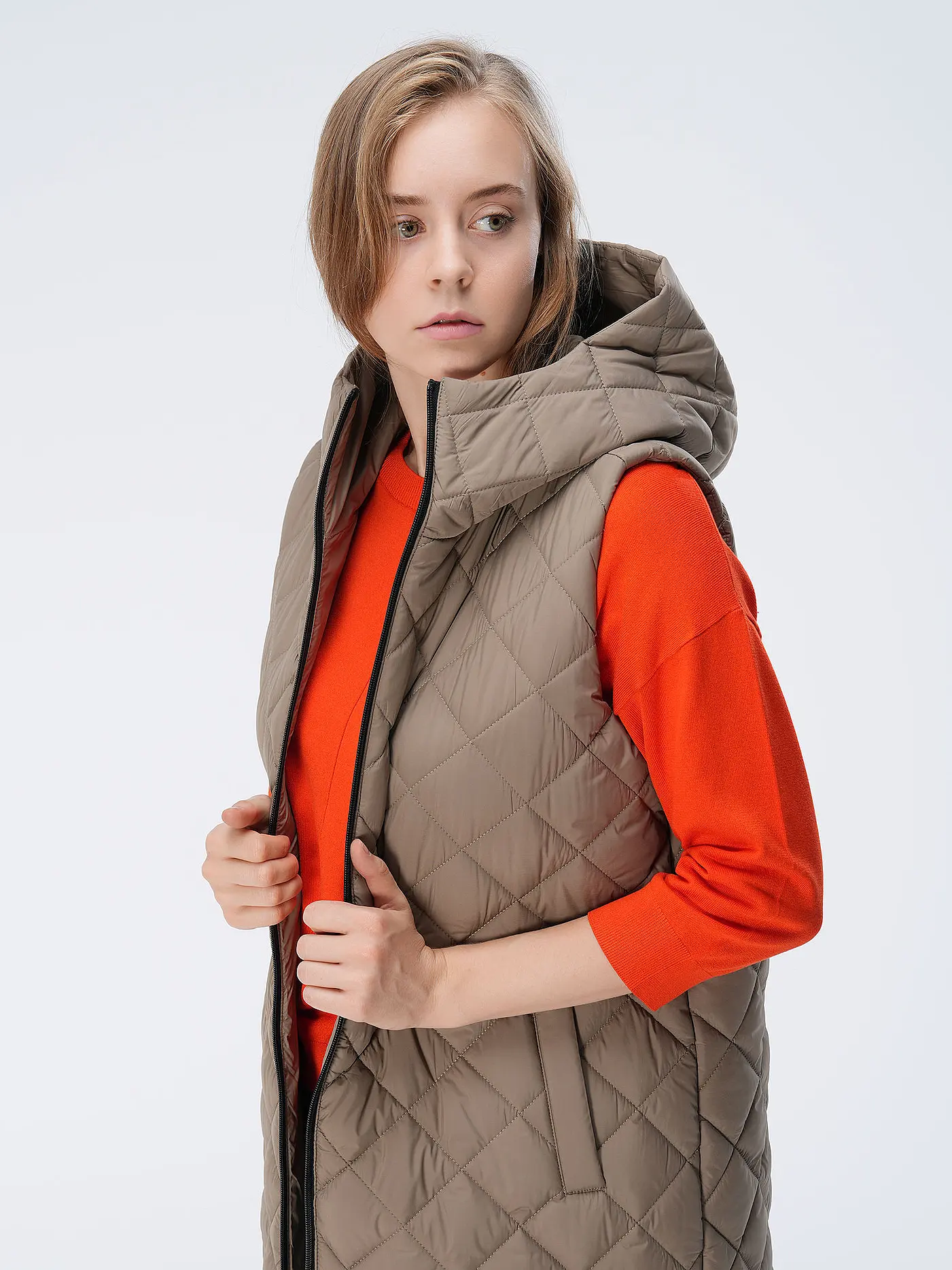 ECOALF | Steppgilet MARAALF | beige