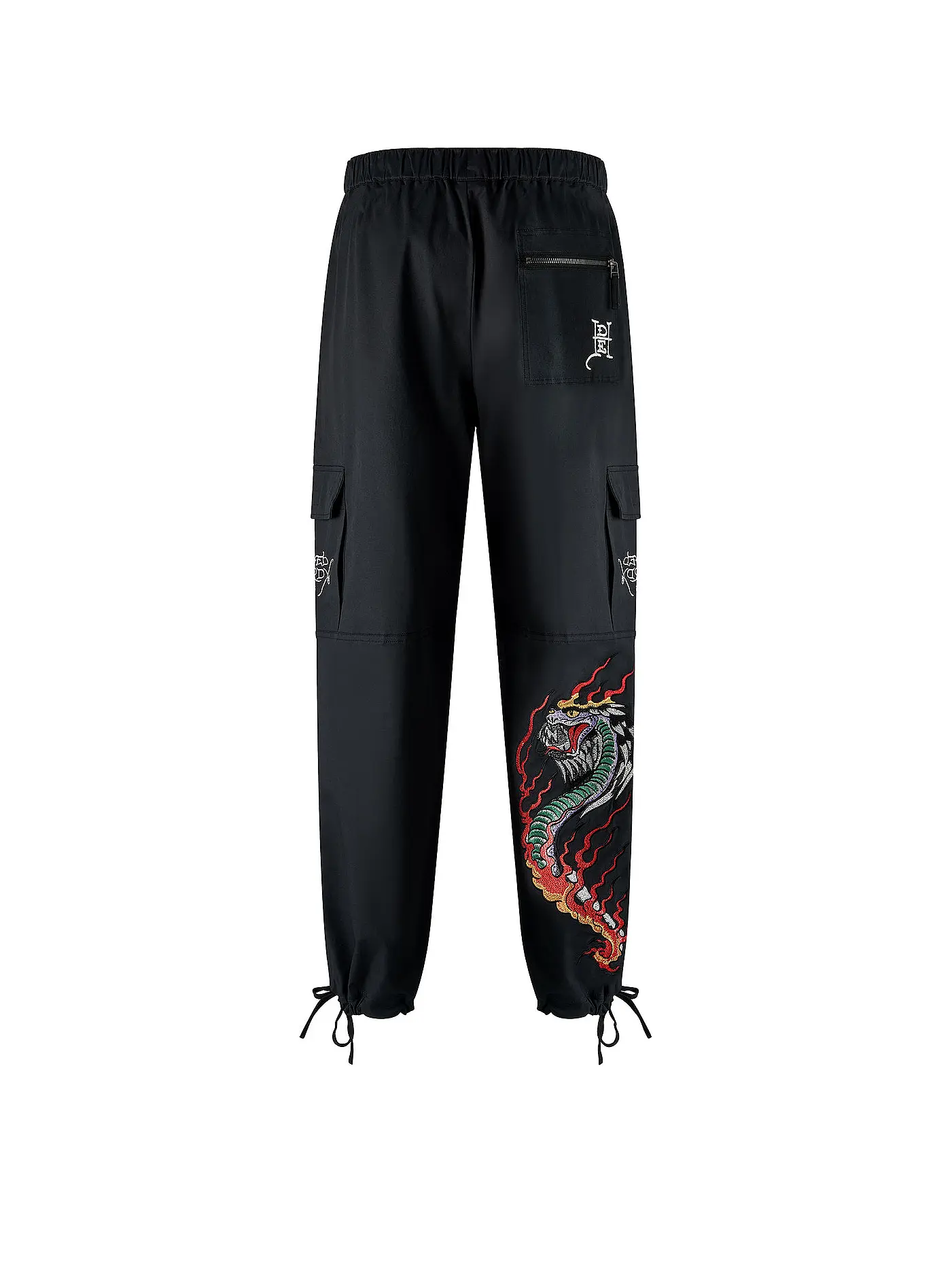ED HARDY | Cargohose VENOM FLAMES | schwarz