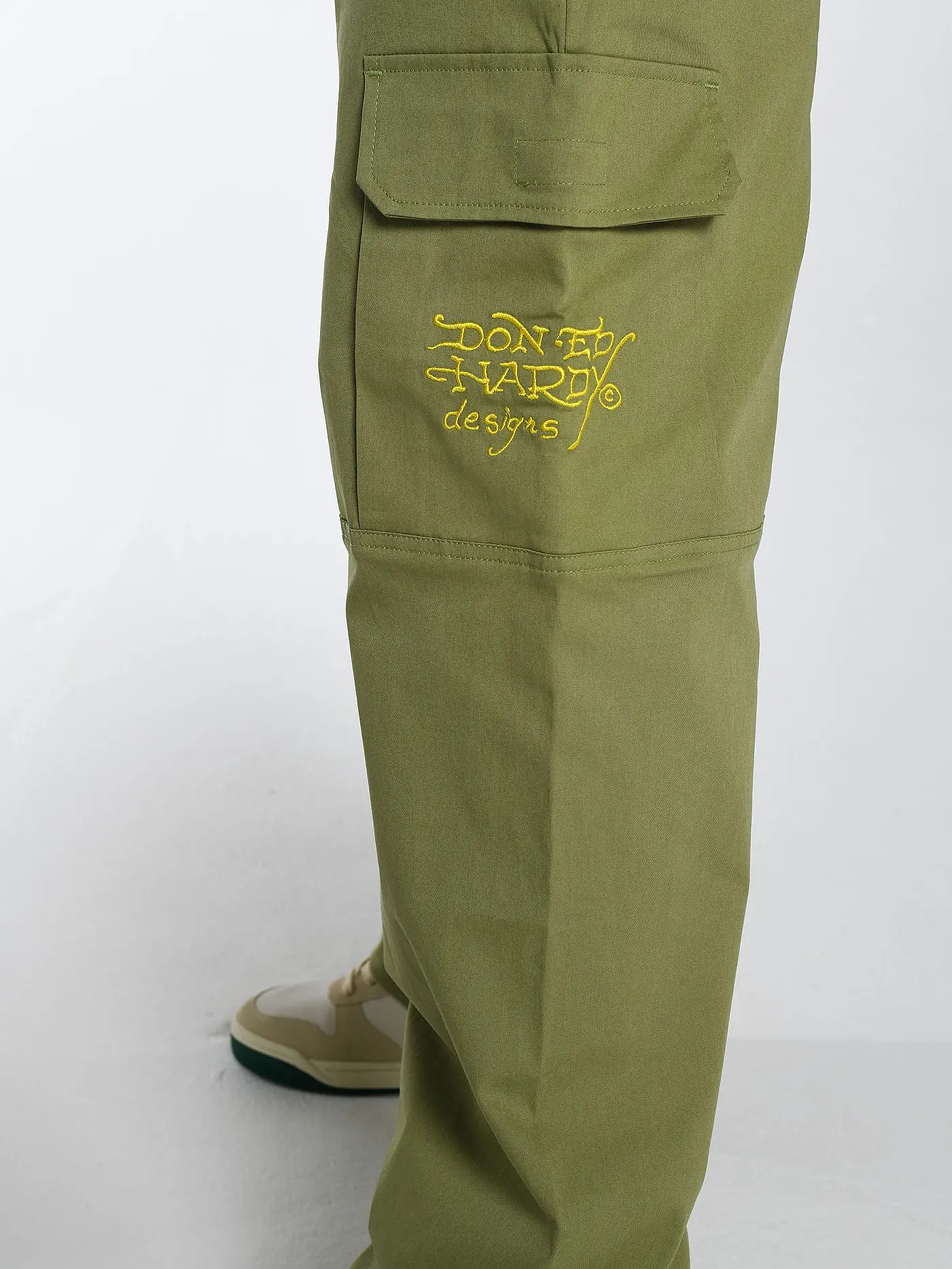 ED HARDY | Cargohose VENOM FLAMES | olive