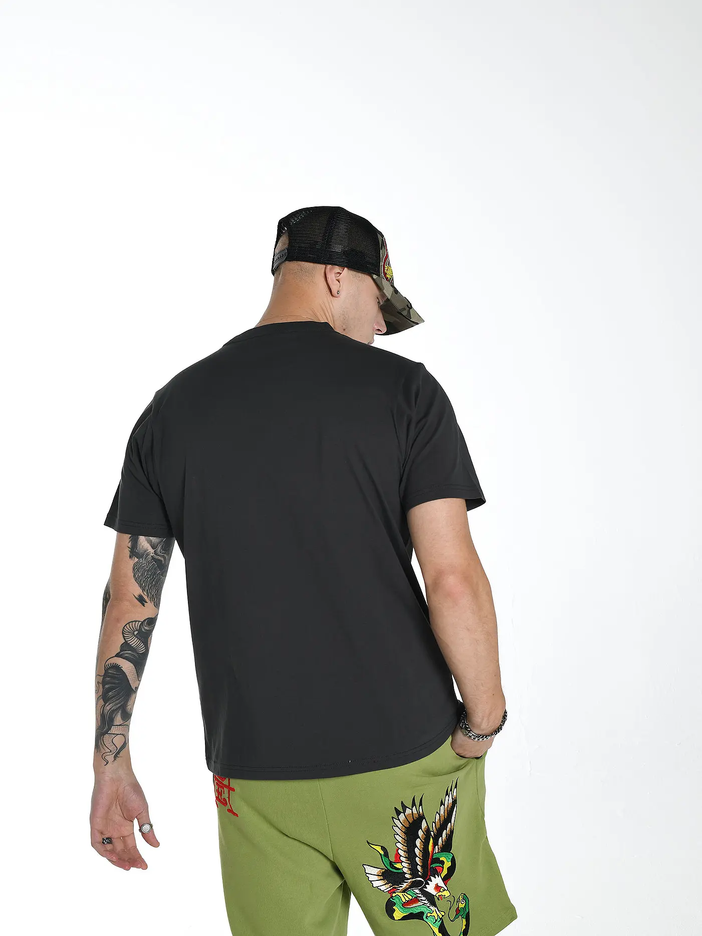 ED HARDY | T-Shirt GLIDE EAGLE | grau