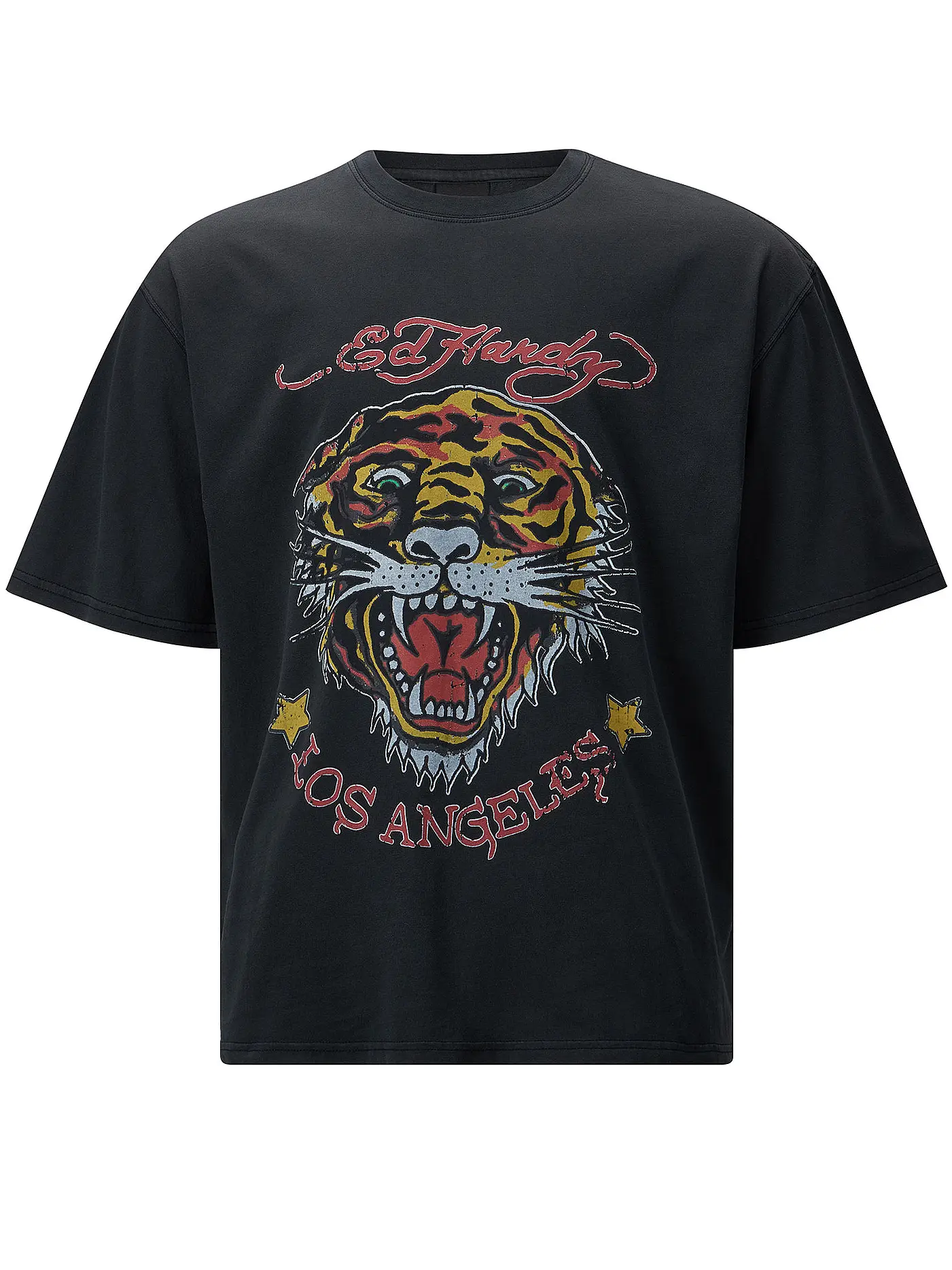 ED HARDY | T-Shirt LA TIGER VINTAGE  | schwarz