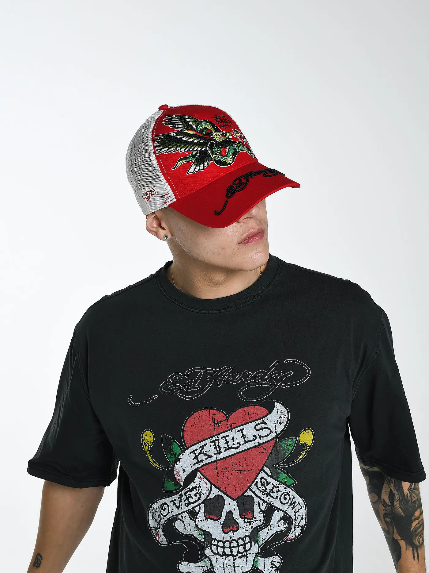 ED HARDY | T-Shirt LOVE KILLS SLOWLY | schwarz