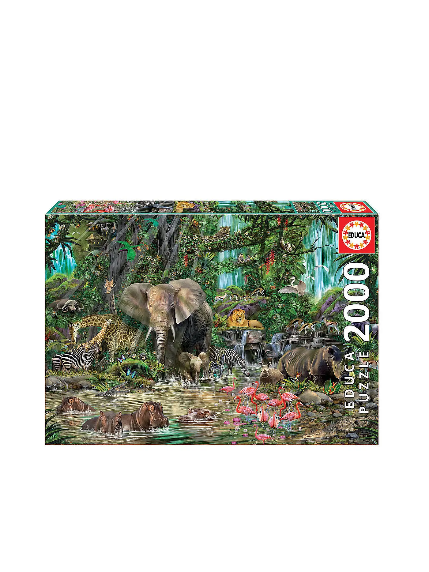 EDUCA | Dschungel 2000 Teile Puzzle | keine Farbe