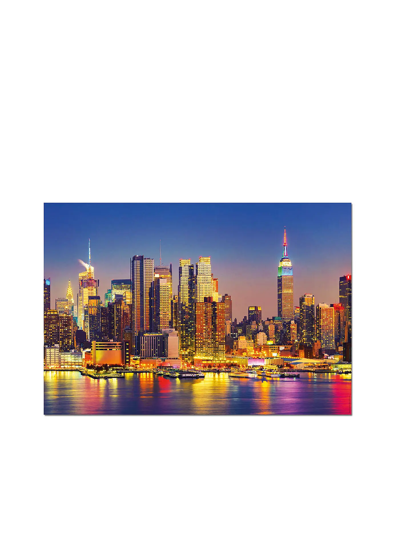 EDUCA | Manhattan bei Nacht 1500 Teile Puzzle | keine Farbe