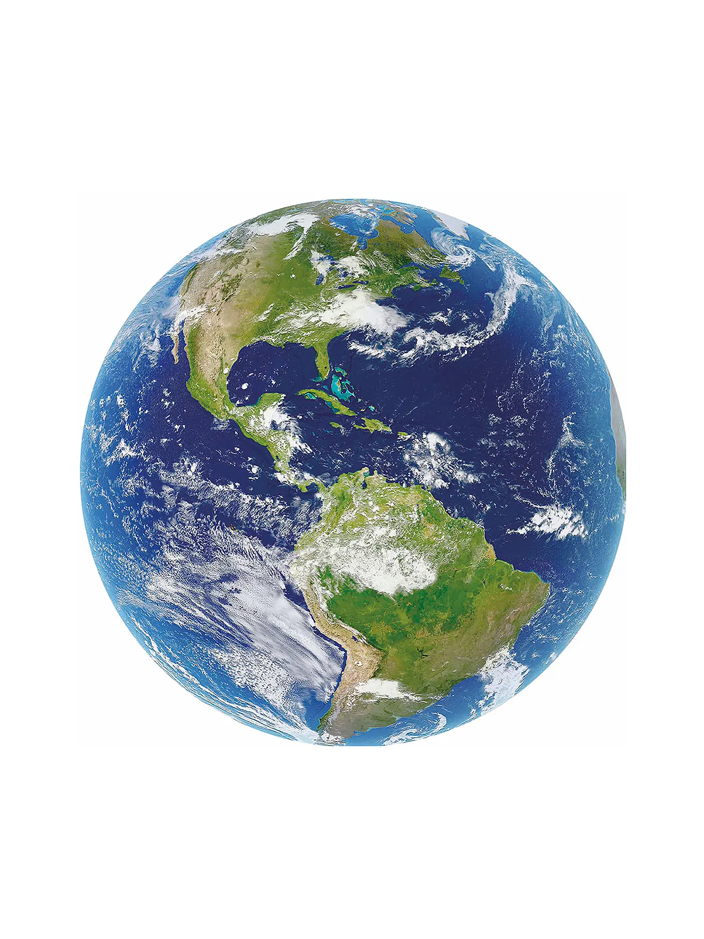EDUCA | Planet Erde 2x800 Teile Rundpuzzle | keine Farbe