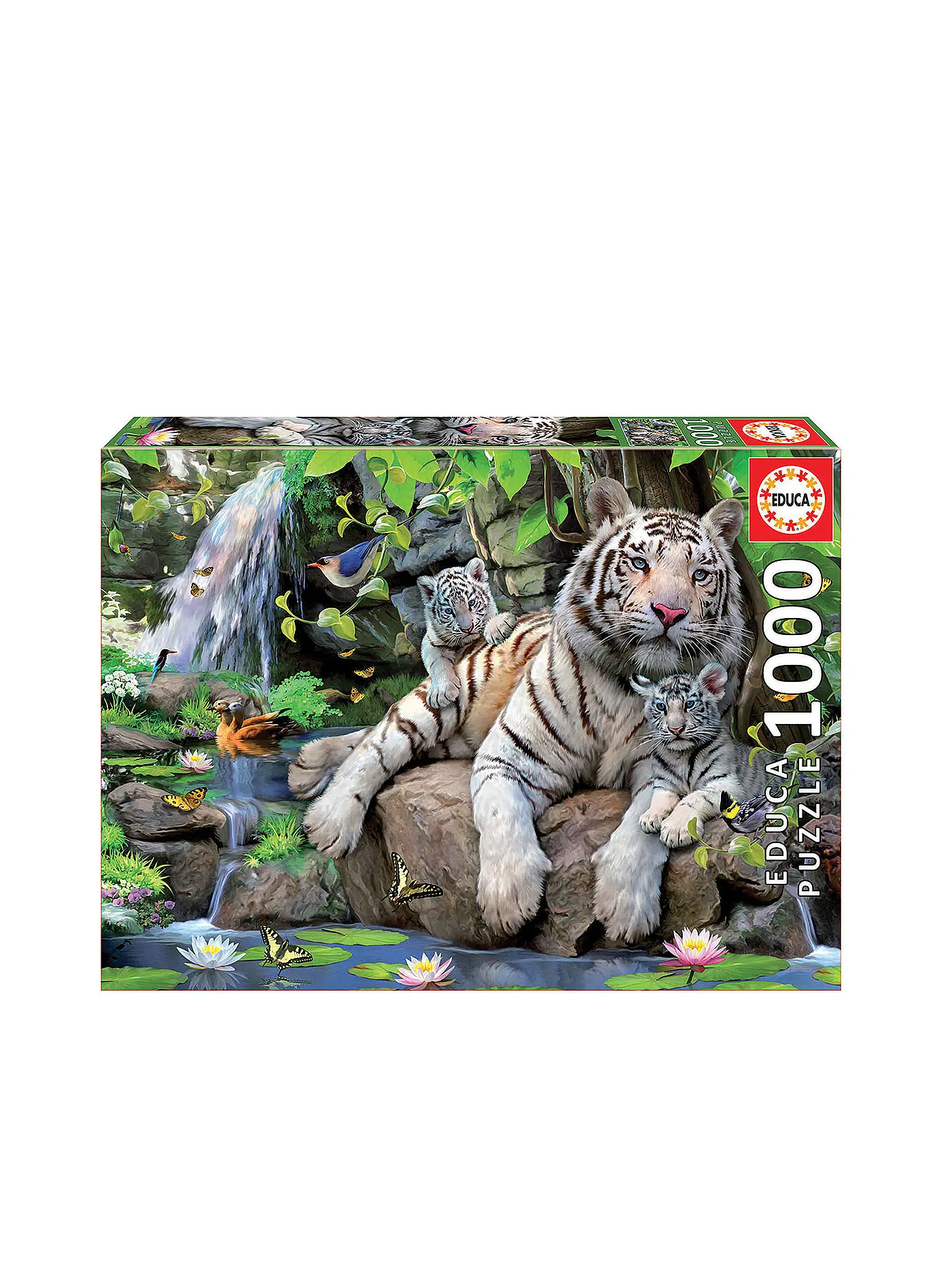 EDUCA | Puzzle - Königstiger 1000 Teile | keine Farbe