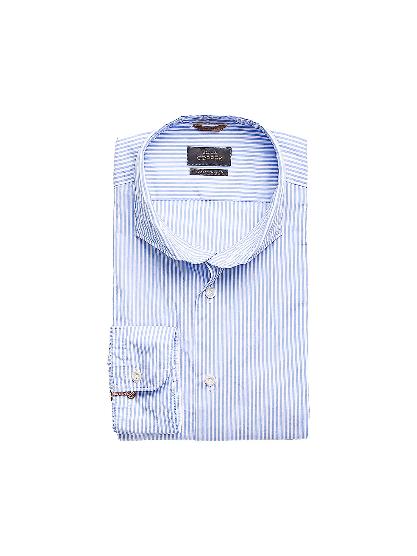 EDWARD COPPER | Hemd Tailored Fit | hellblau