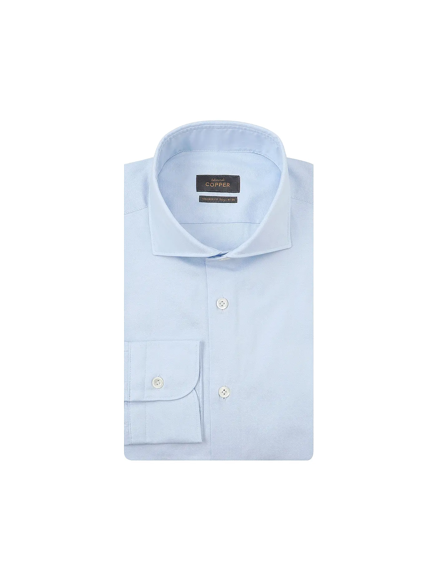 EDWARD COPPER | Hemd Tailored Fit | hellblau