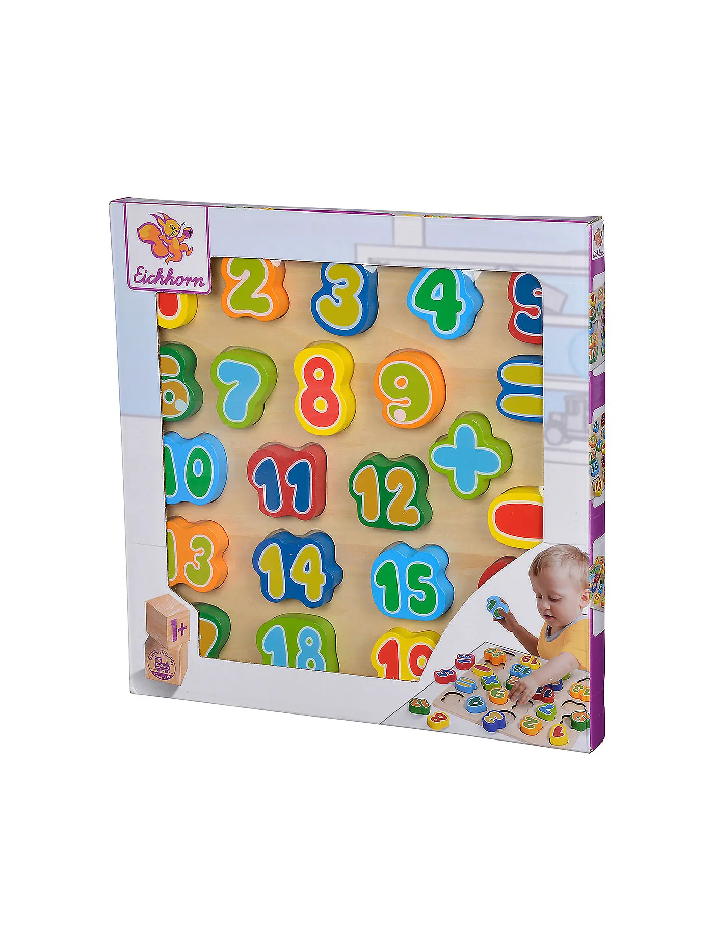 EICHHORN | Zahlen Steckpuzzle | keine Farbe