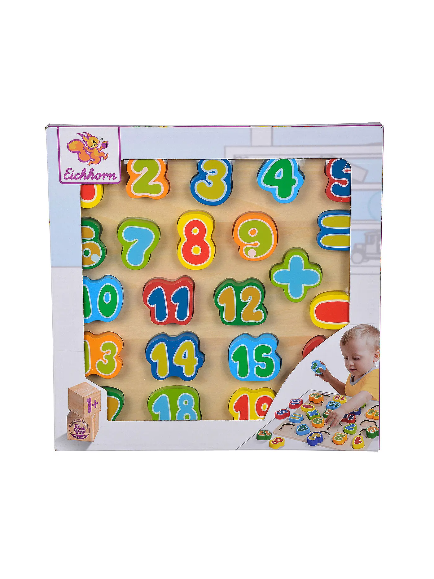 EICHHORN | Zahlen Steckpuzzle | keine Farbe