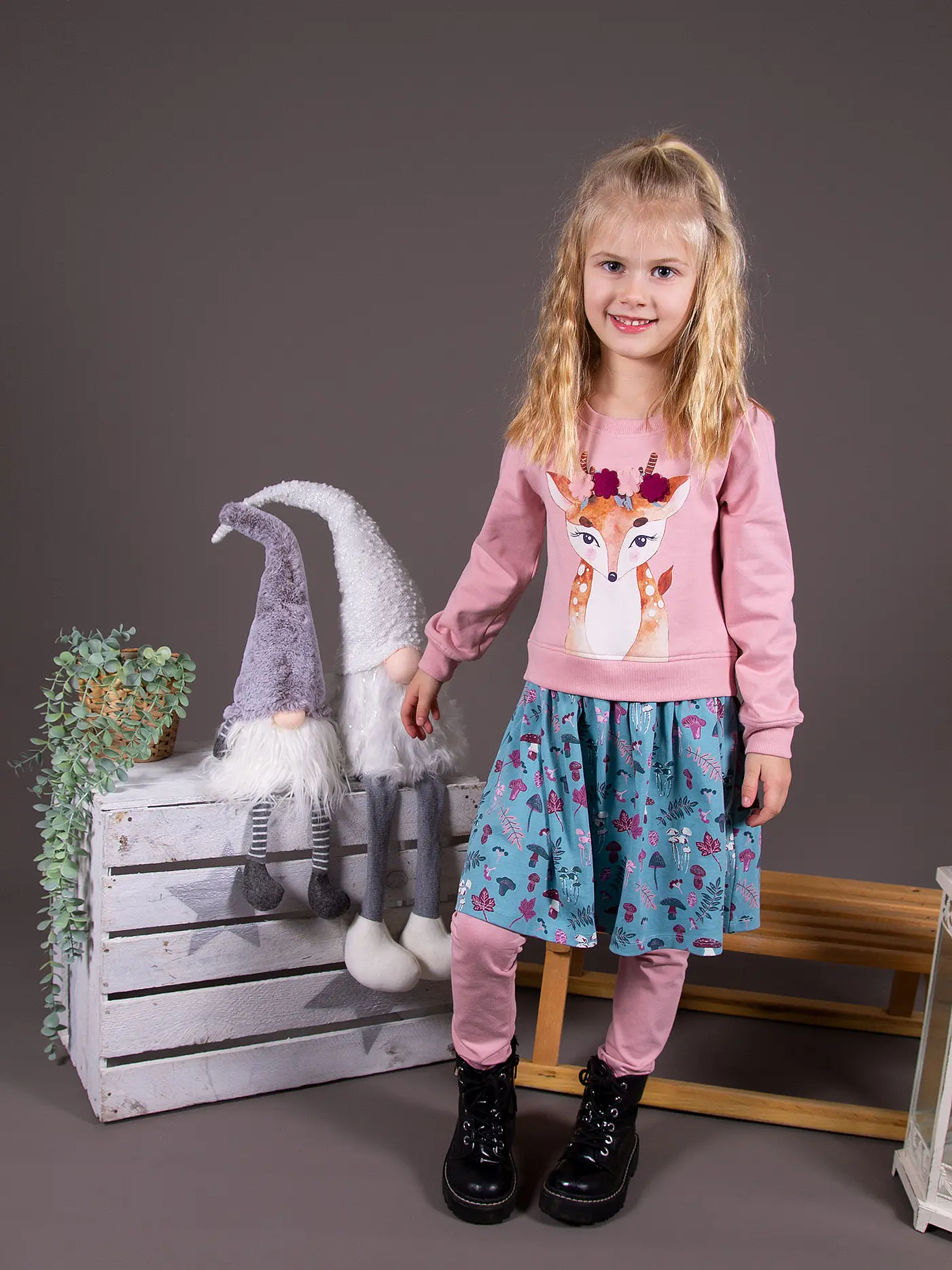EISEND | Mädchen Kleid | rosa
