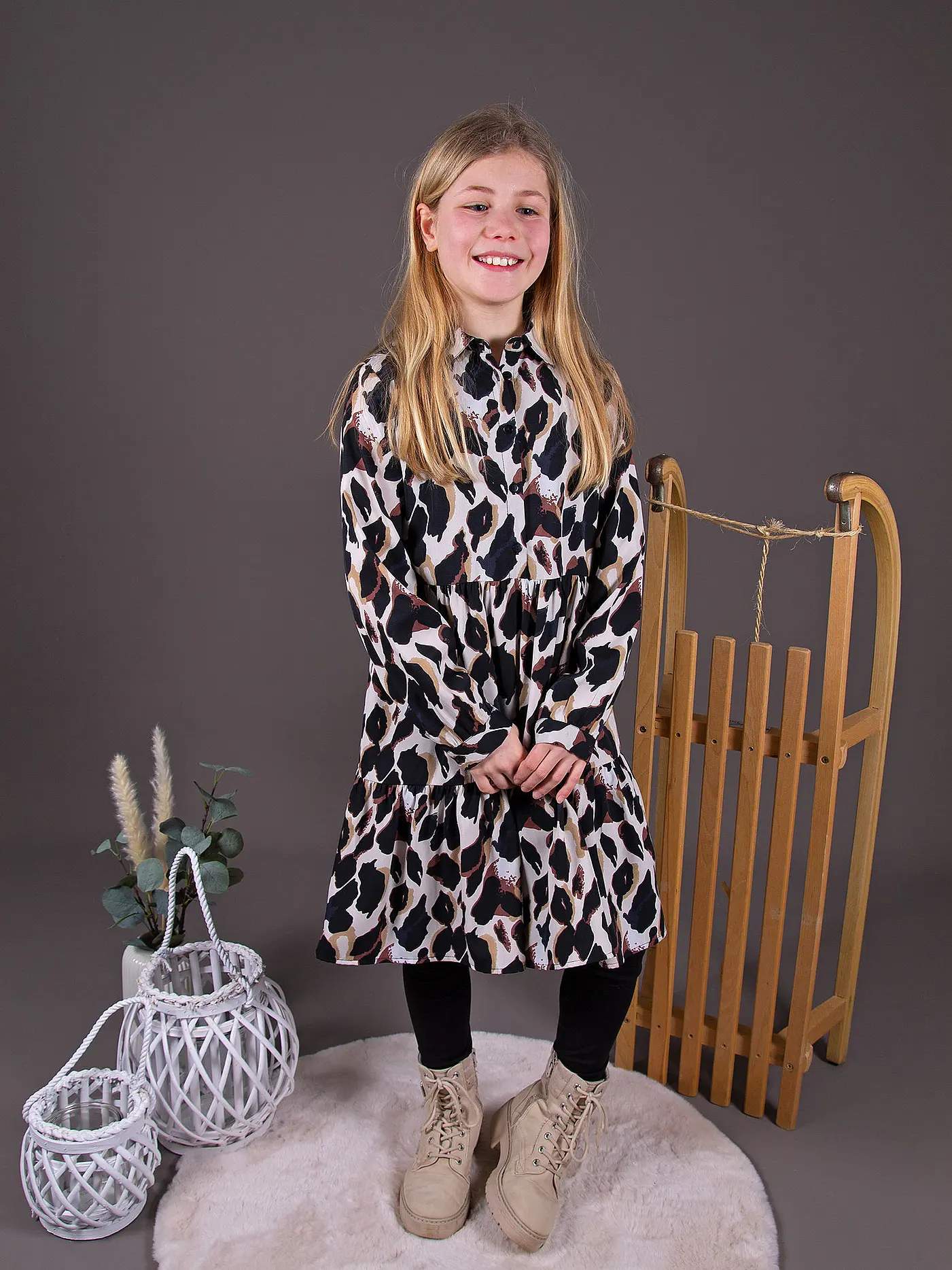 EISEND | Mädchen Kleid | weiss