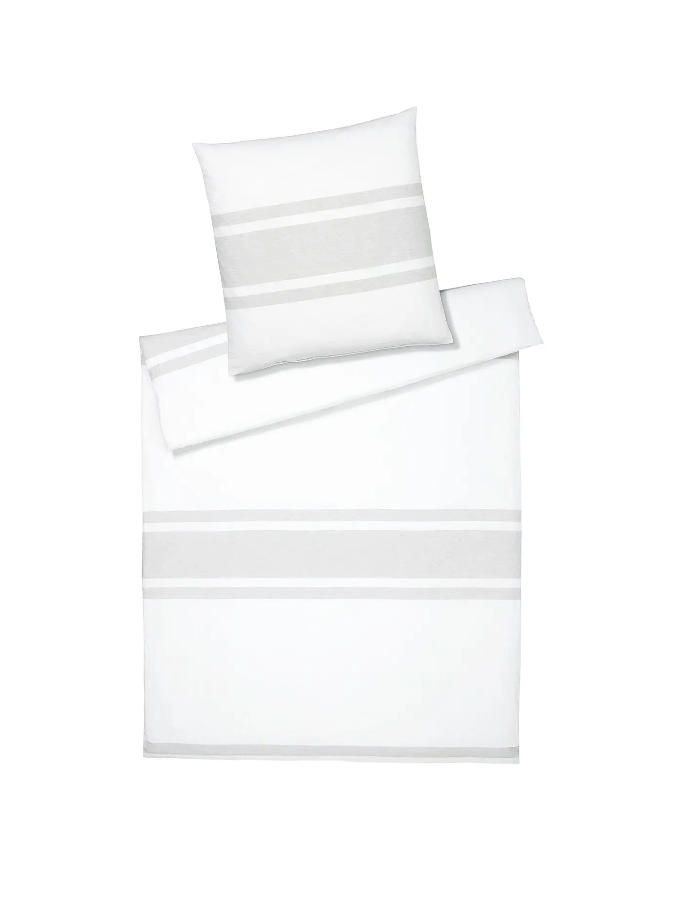 ELEGANTE | Halbleinen Bettwäsche Mellow 70x90cm/140x200cm | creme