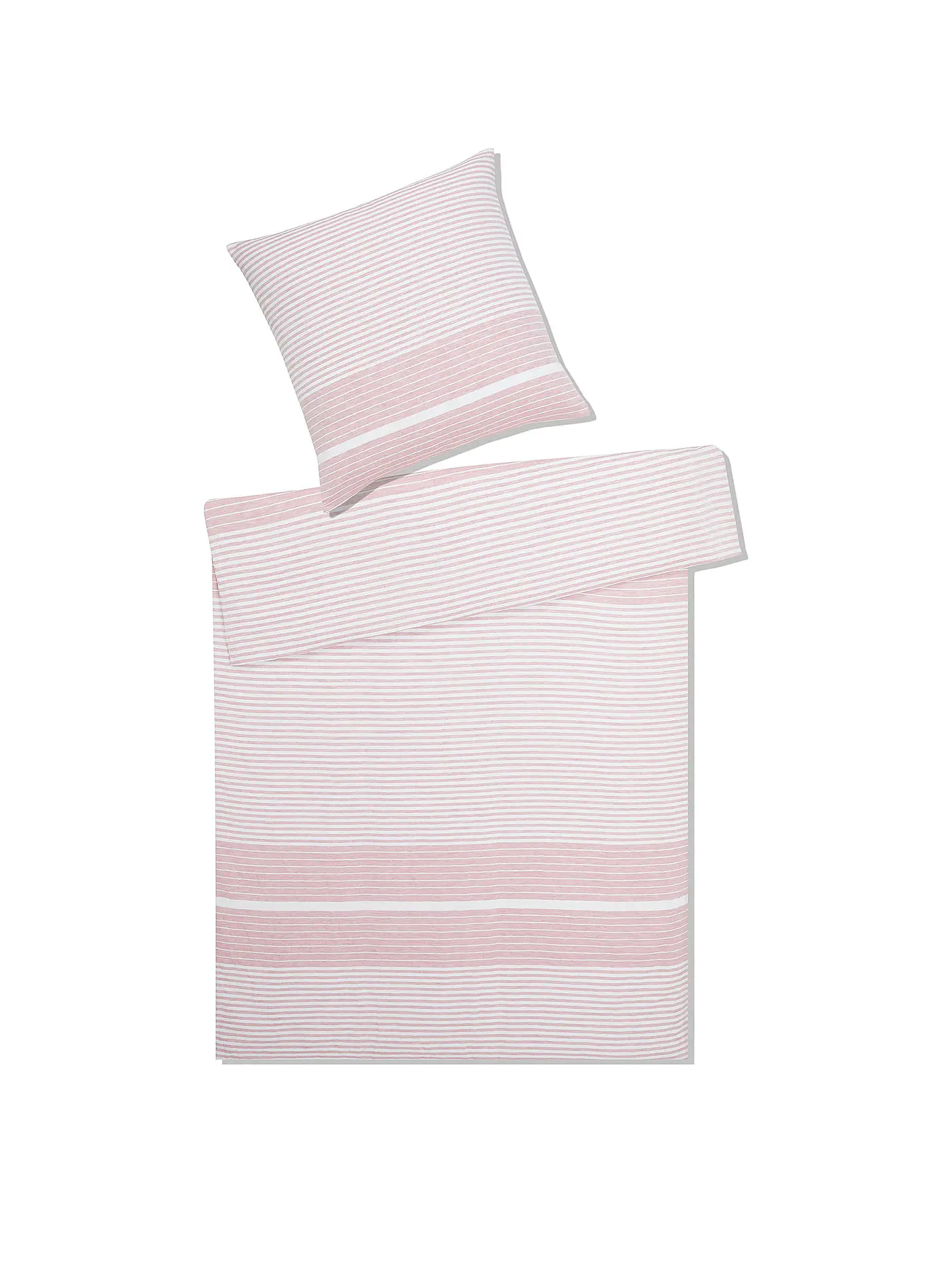 ELEGANTE | Halbleinen-Bettwäsche "Summer" 70x90cm/140x200cm | rosa