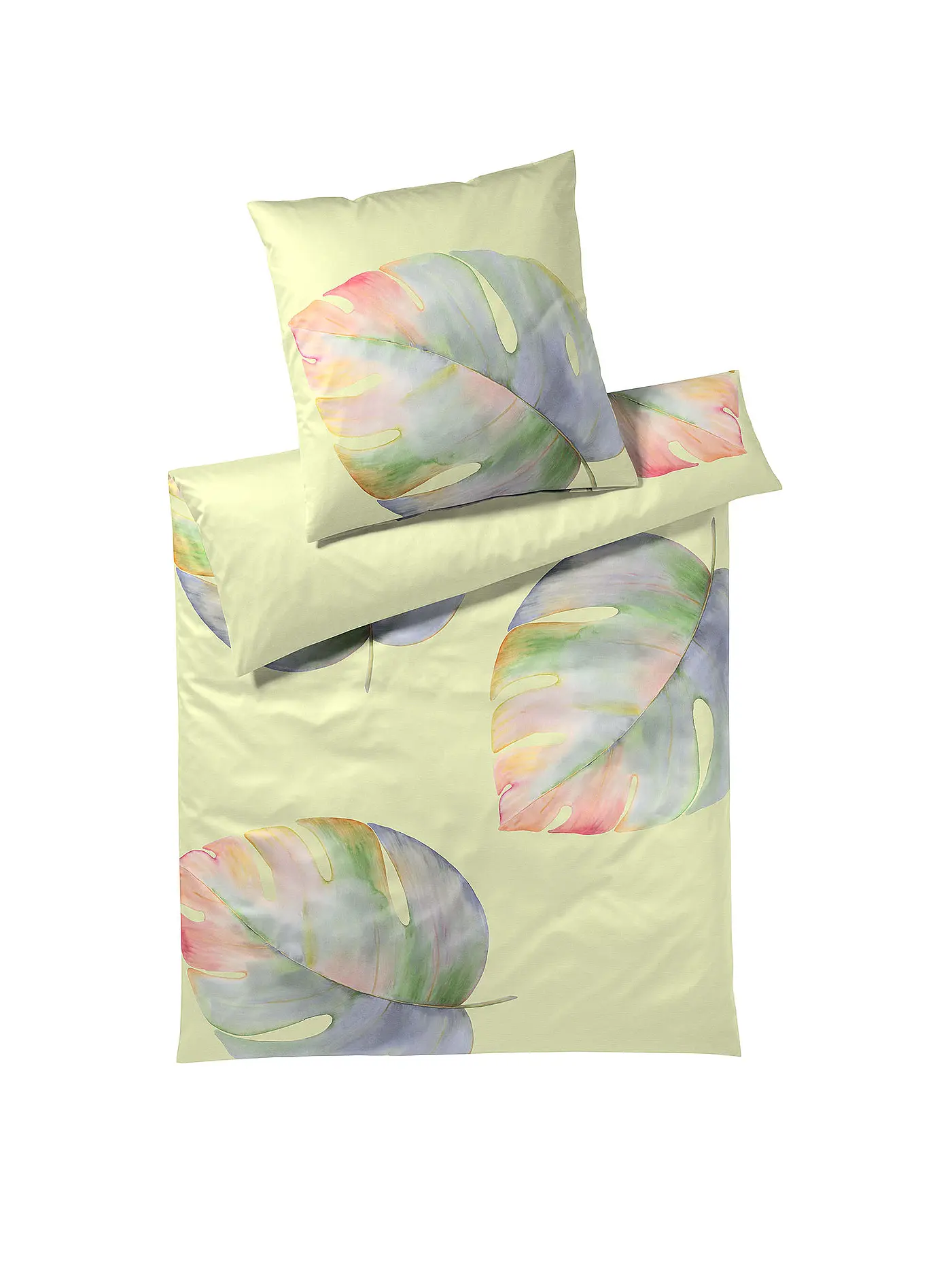 ELEGANTE | Satin Bettwäsche 70x90cm/140x200cm  | gelb