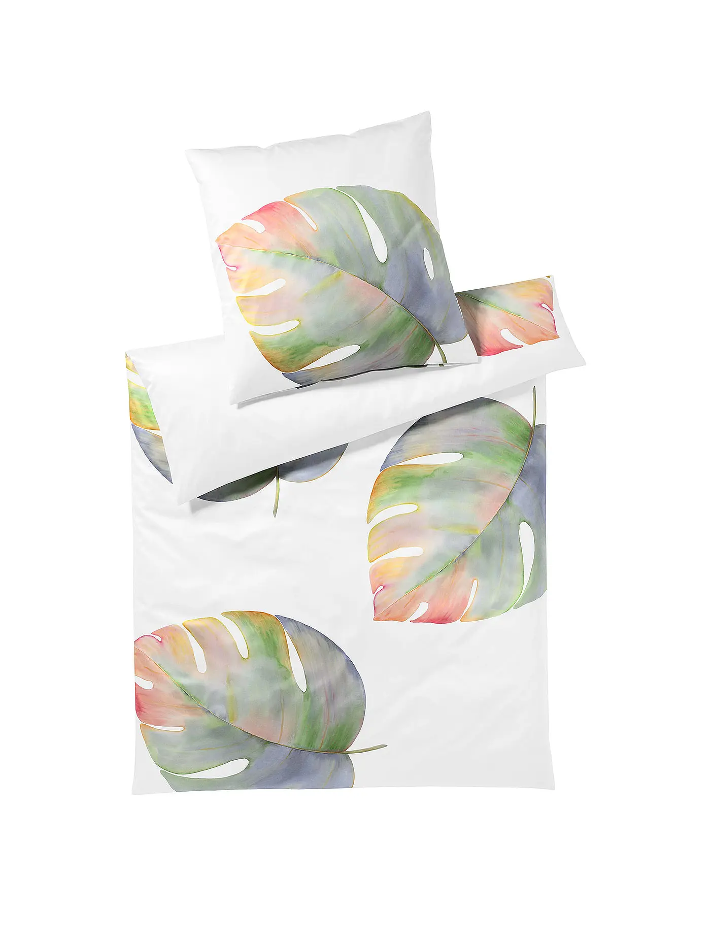 ELEGANTE | Satin Bettwäsche 70x90cm/140x200cm  | weiss