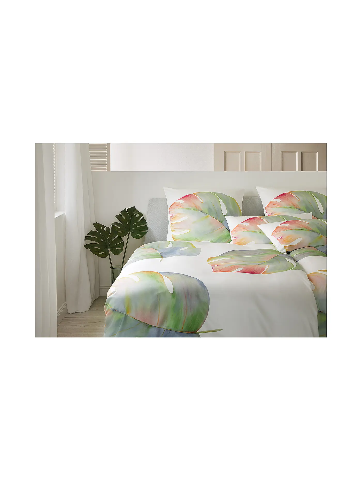 ELEGANTE | Satin Bettwäsche 70x90cm/140x200cm  | weiss
