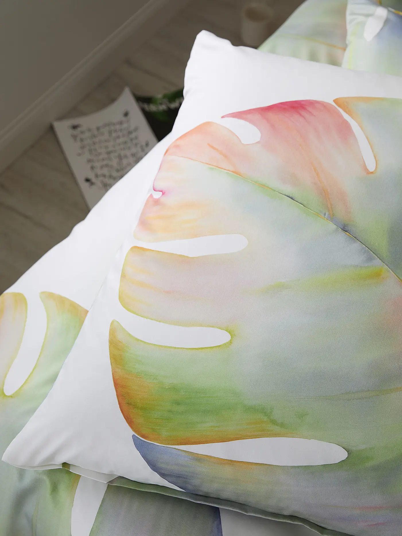 ELEGANTE | Satin Bettwäsche 70x90cm/140x200cm  | weiss