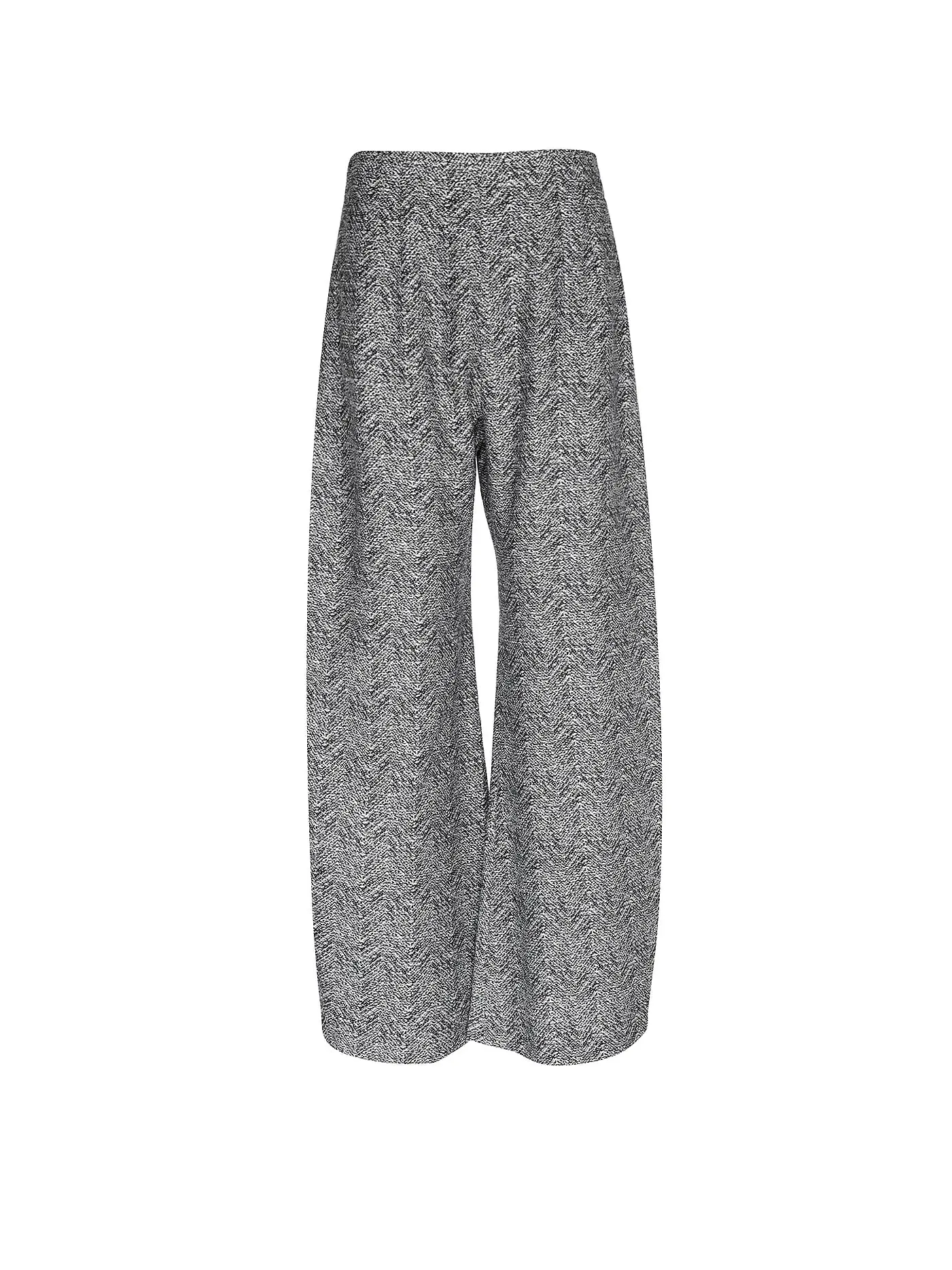EMPORIO ARMANI | Hose Wide Fit | grau