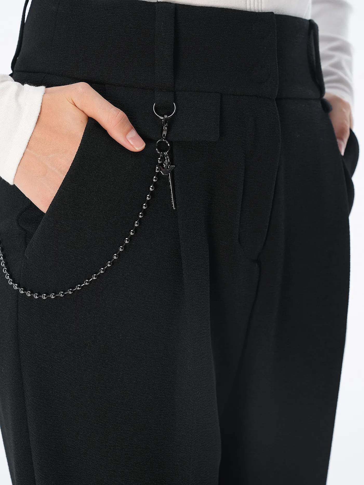 EMPORIO ARMANI | Hose | schwarz