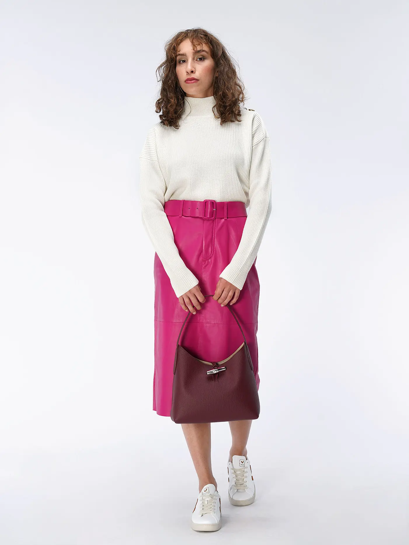 EMPORIO ARMANI | Lederrock | pink