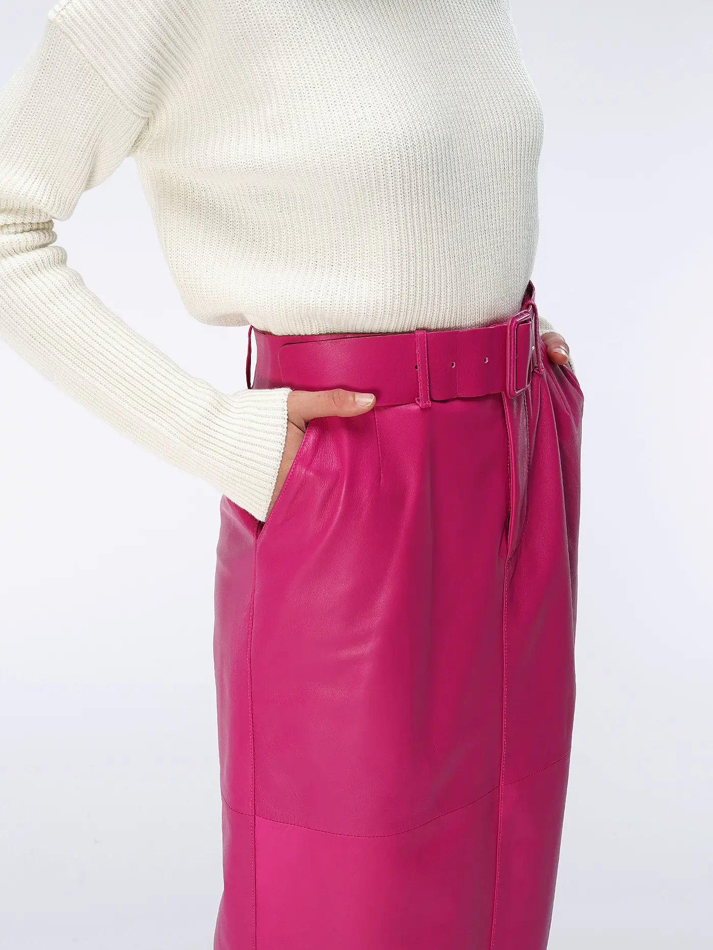 EMPORIO ARMANI | Lederrock | pink