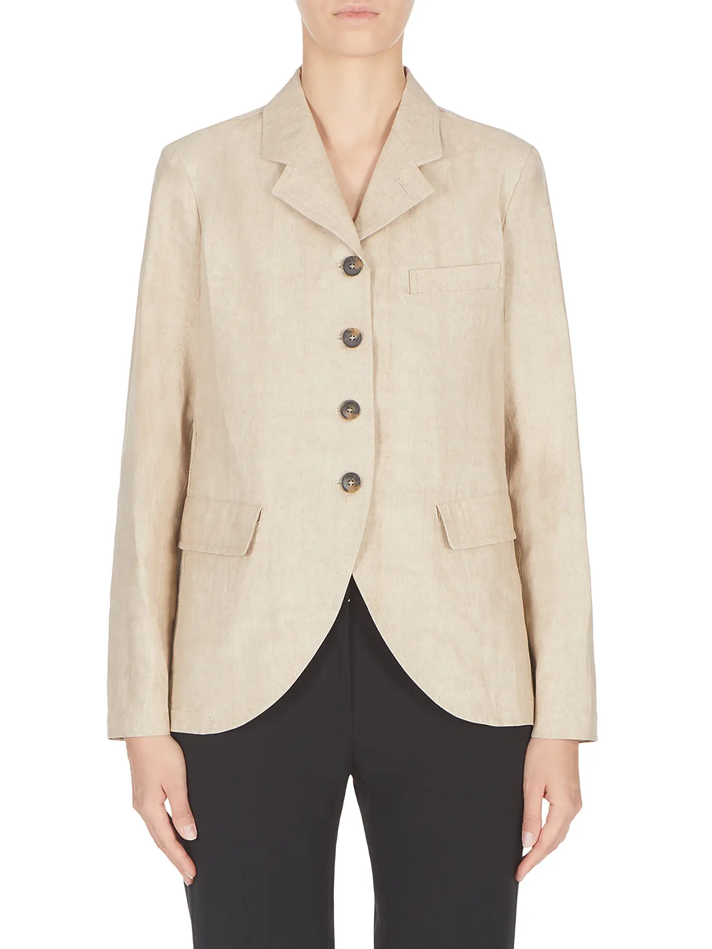 EMPORIO ARMANI | Leinenblazer Icon | beige