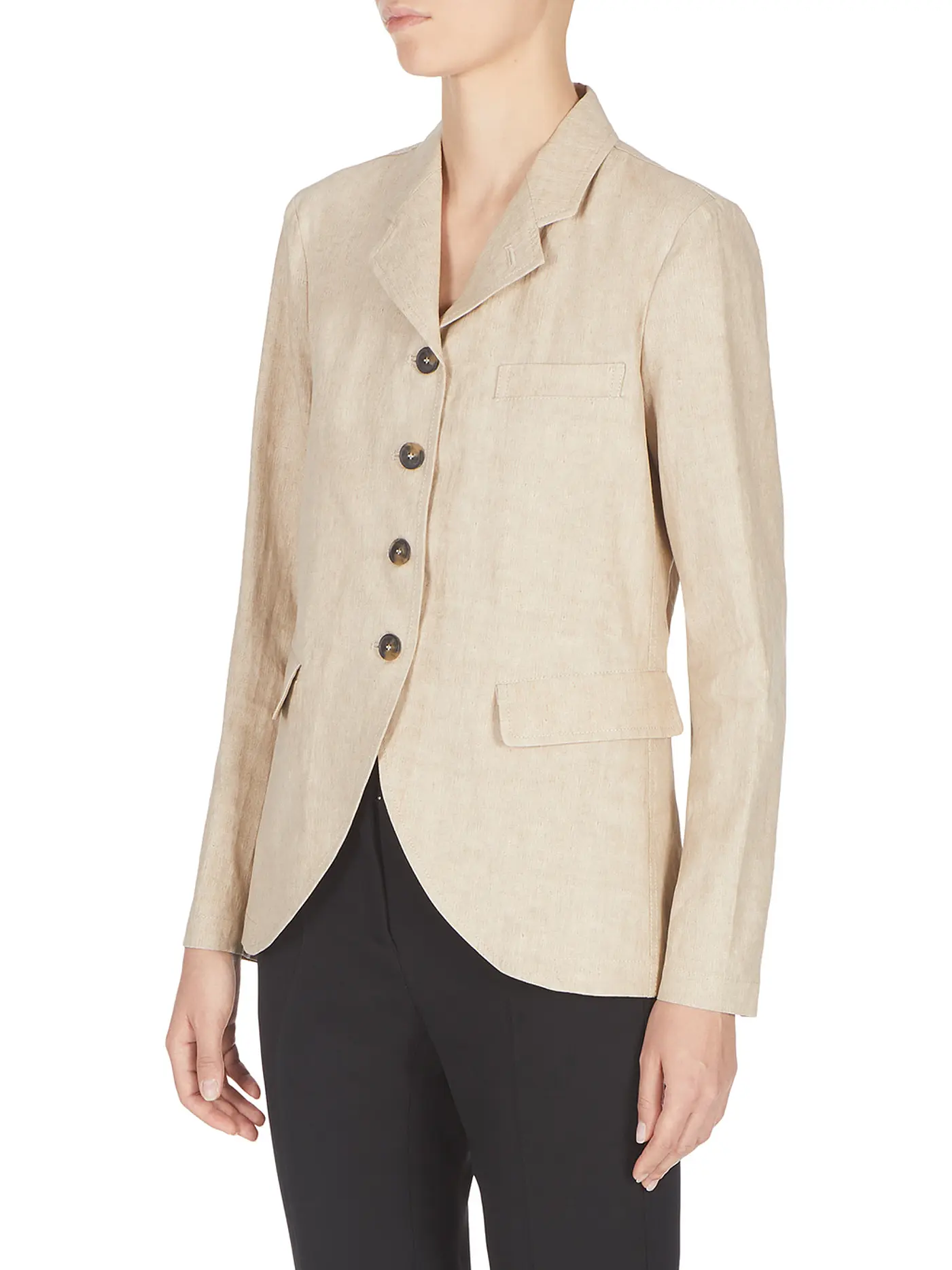 EMPORIO ARMANI | Leinenblazer Icon | beige