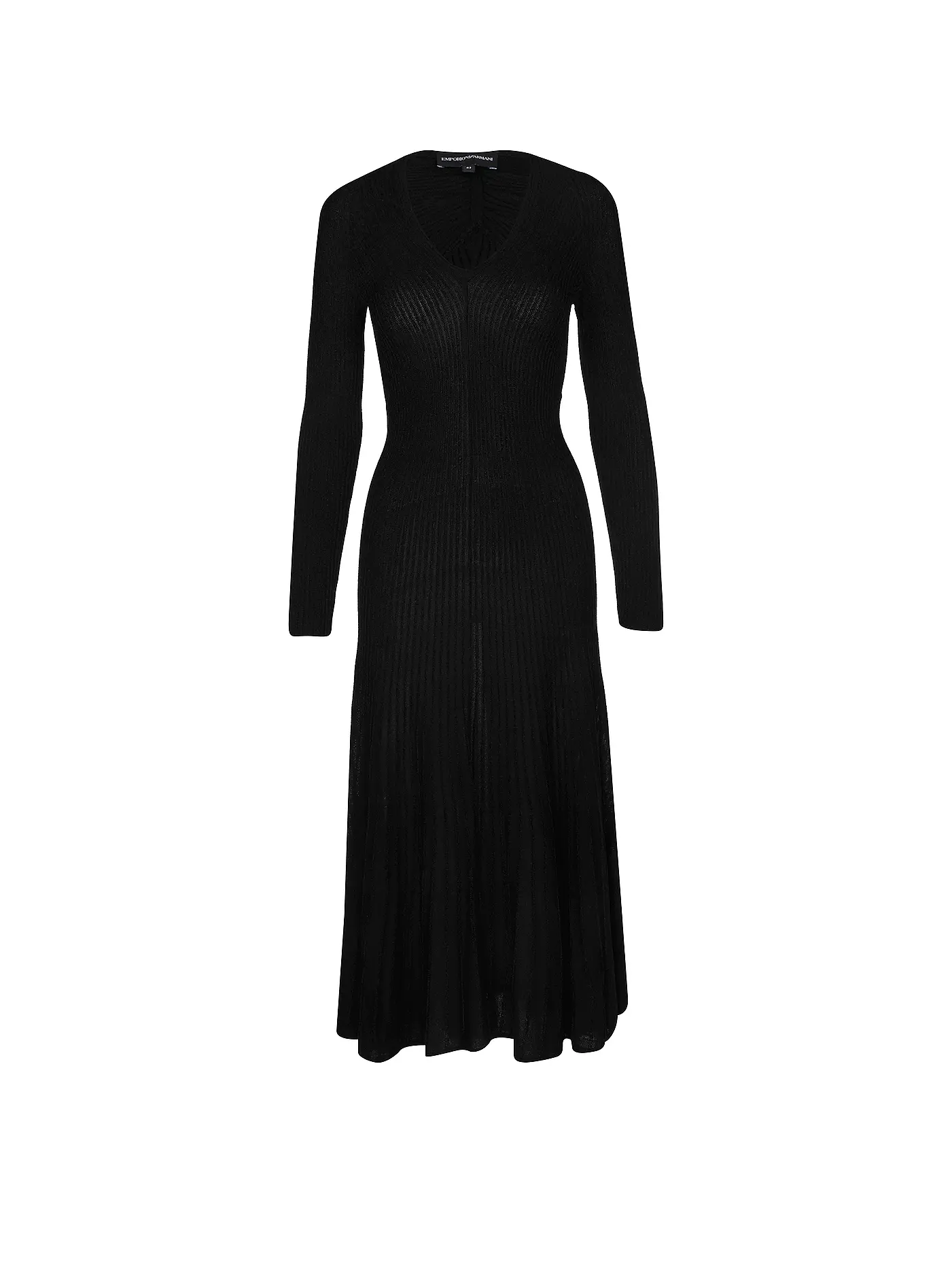 EMPORIO ARMANI | Strickkleid  | schwarz