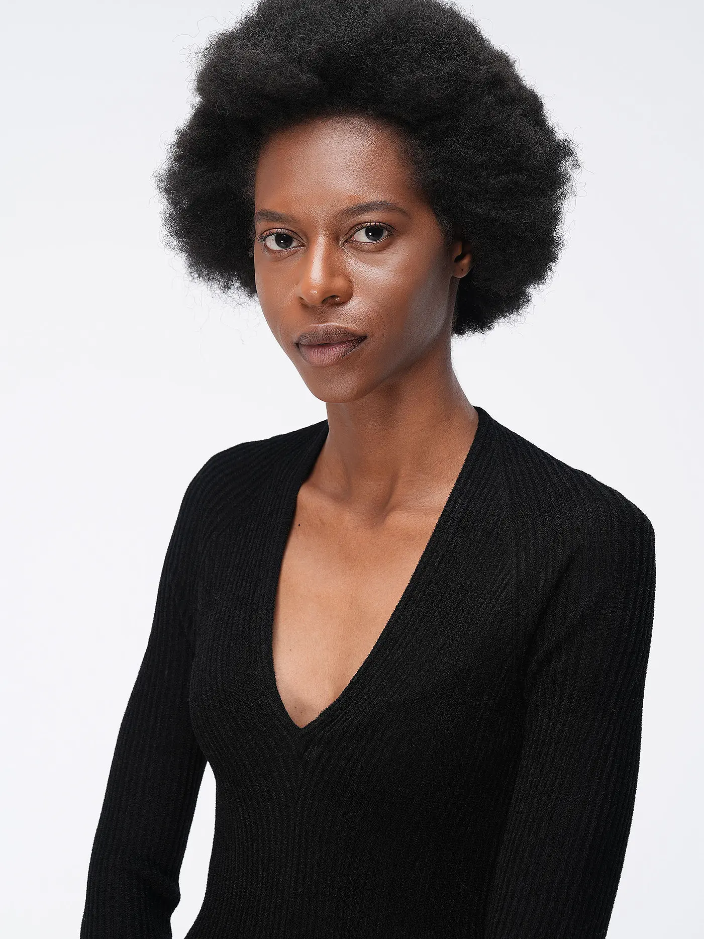 EMPORIO ARMANI | Strickkleid  | schwarz