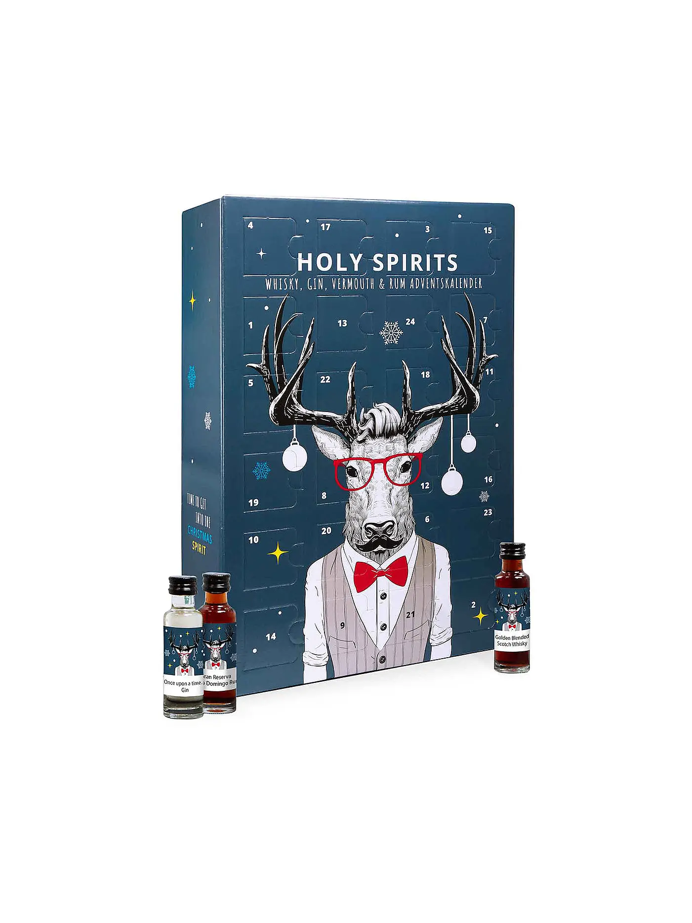 ENGLISH TEA SHOP | Adventkalender Holy Spirits 24x20ml  | dunkelblau
