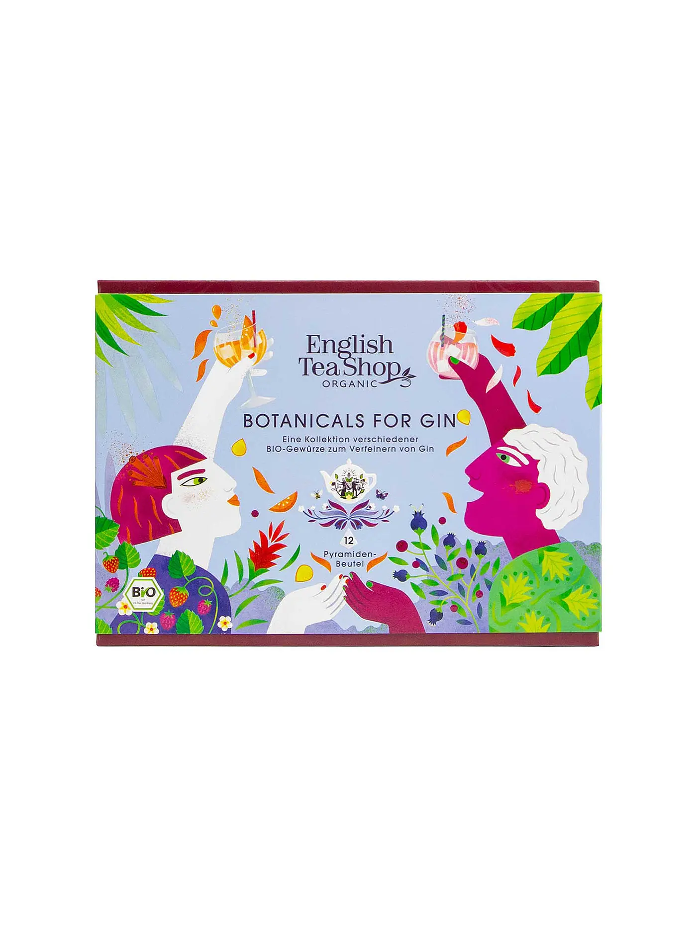 ENGLISH TEA SHOP | Geschenkbox Botanicals for Gin 12 Beutel | bunt