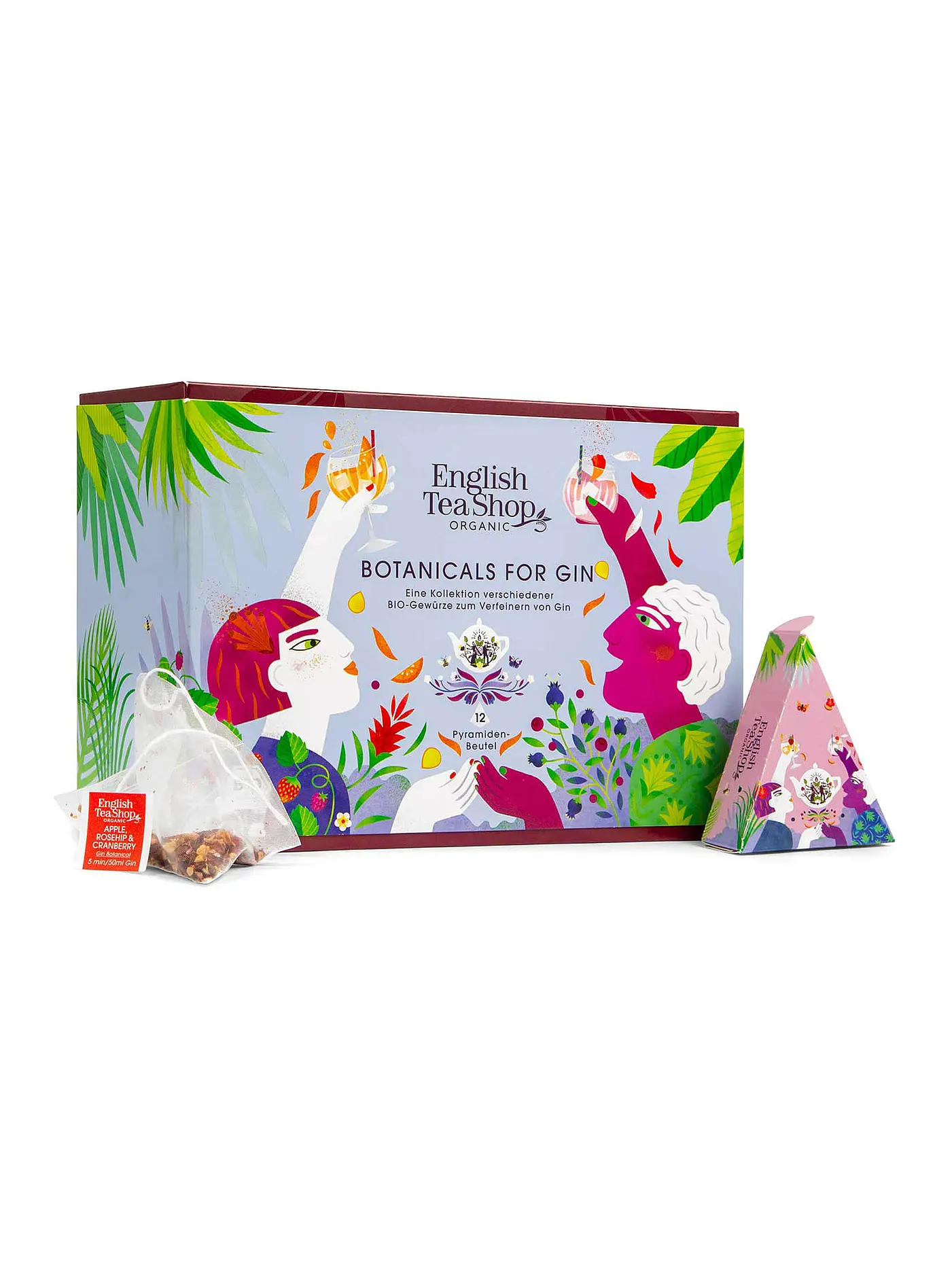ENGLISH TEA SHOP | Geschenkbox Botanicals for Gin 12 Beutel | bunt