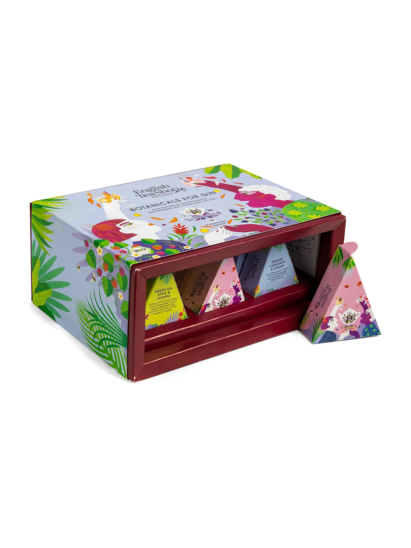 ENGLISH TEA SHOP | Geschenkbox Botanicals for Gin 12 Beutel | bunt