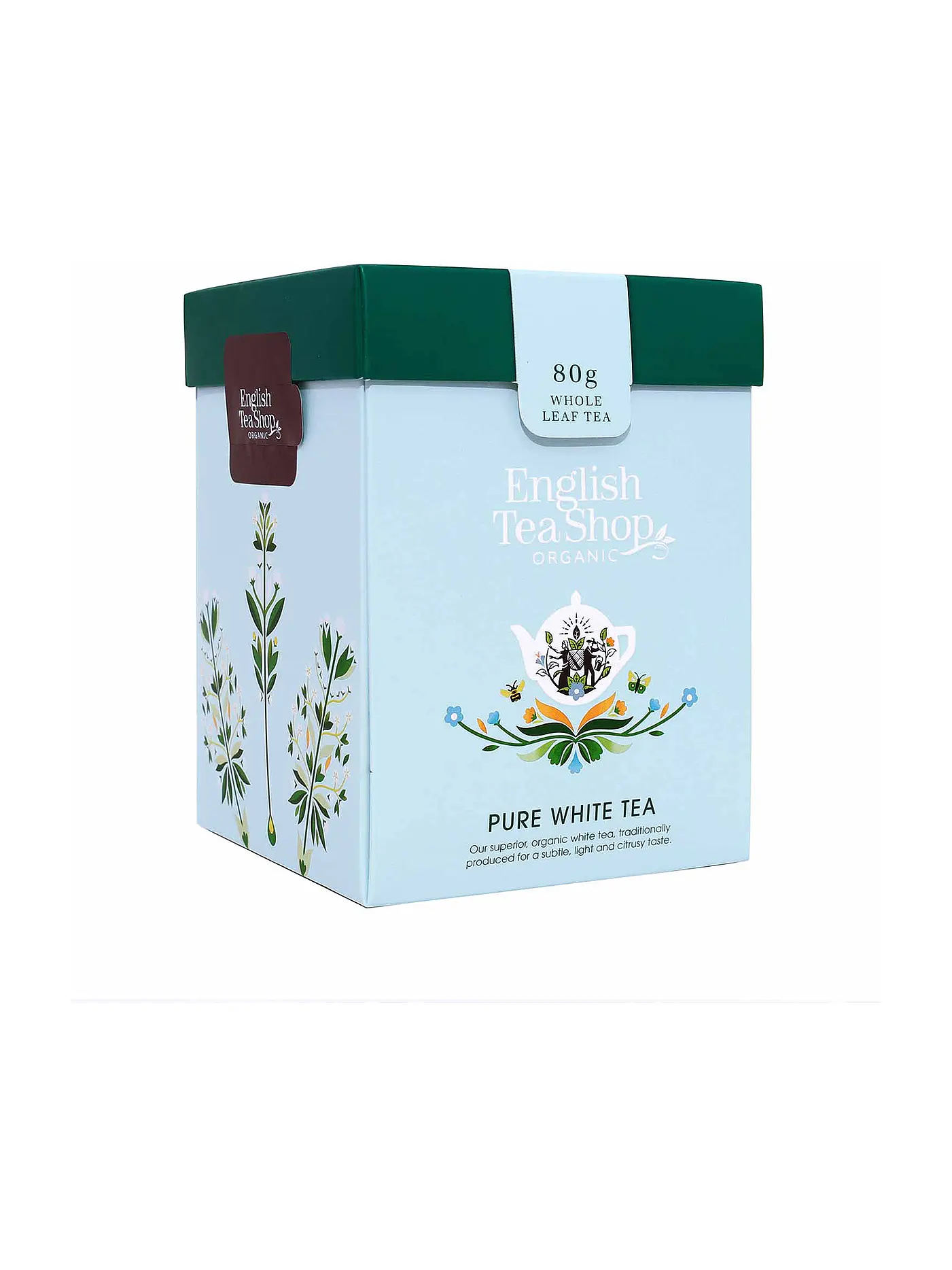ENGLISH TEA SHOP | Teemischung Bio Weisser Tee, Heidelbeere und Hollunder 80g | bunt