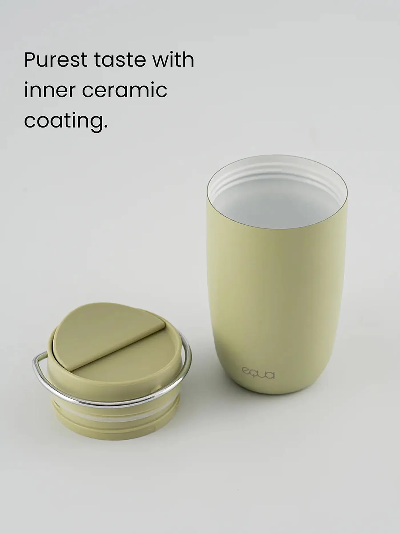 EQUA | Isolierbecher - Thermosbecher 0,3l EQUA CUP MATCHA | hellgrün
