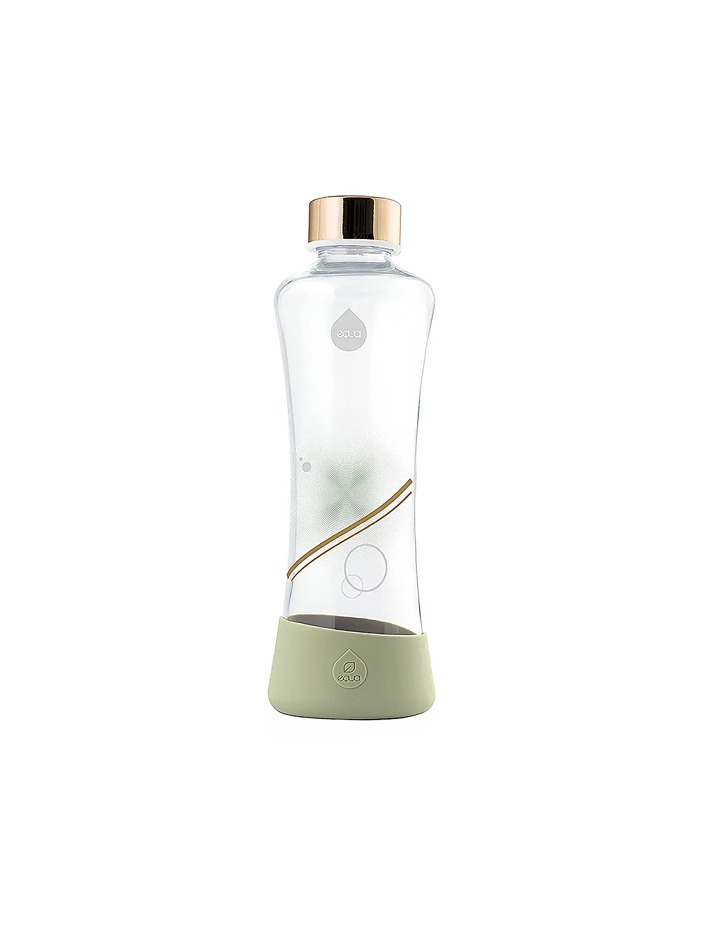 EQUA | Trinkflasche Metallic Collection 0,55l Silber | gold