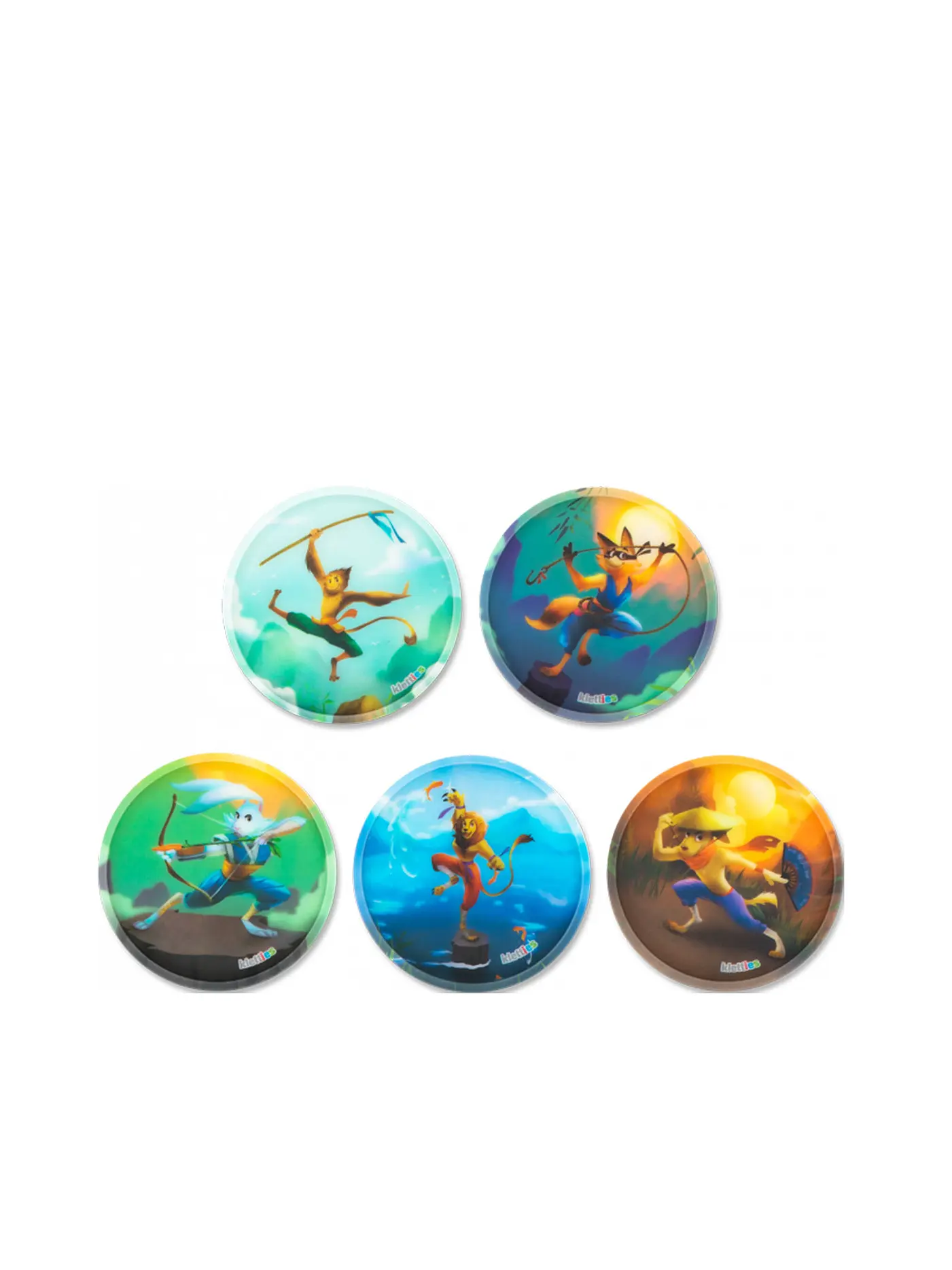 ERGOBAG | Klettie-Set "Ninjas" | bunt