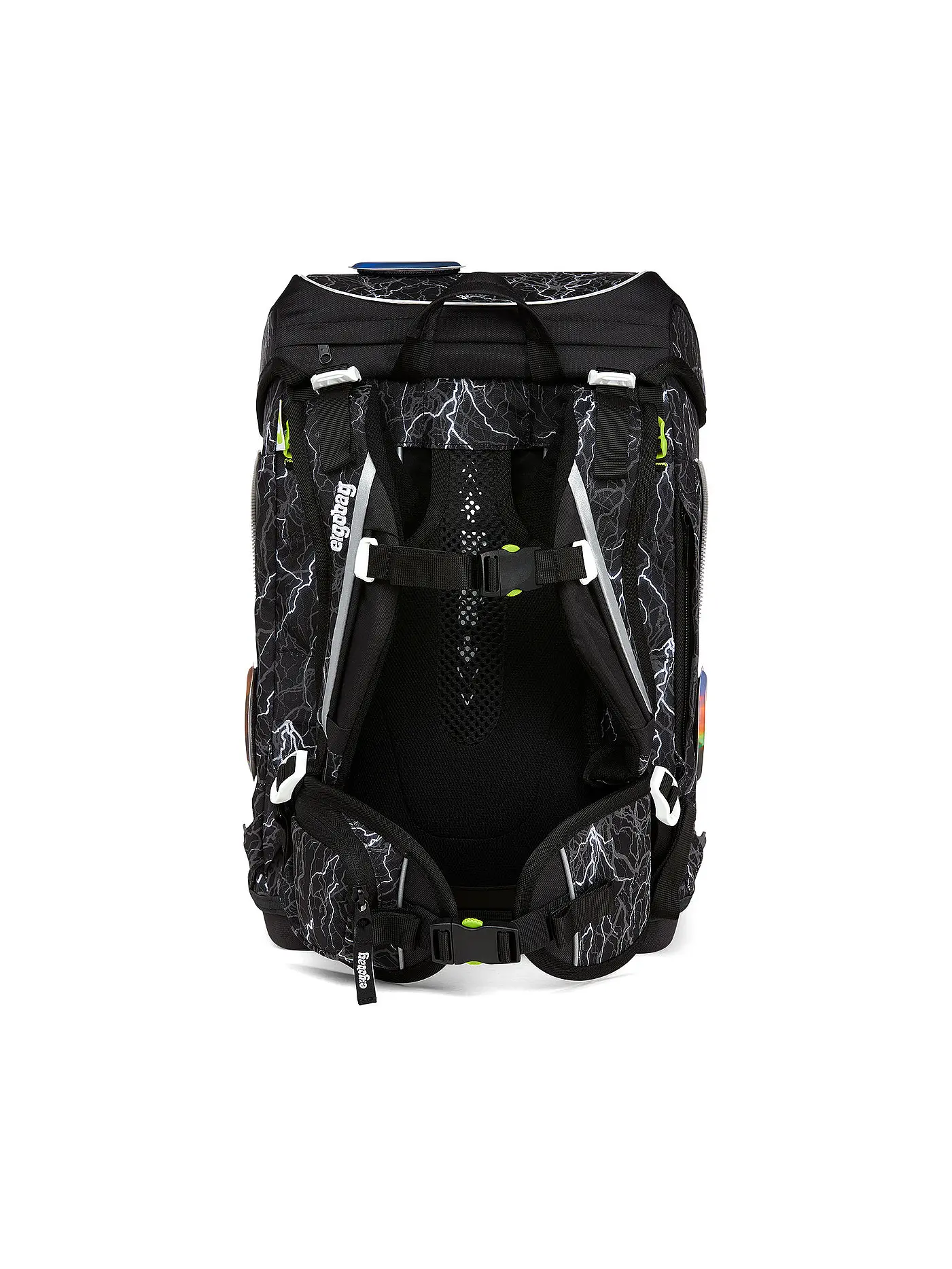 ERGOBAG | Schultaschen Set 5-tlg. Cubo - Super ReflektBär | schwarz